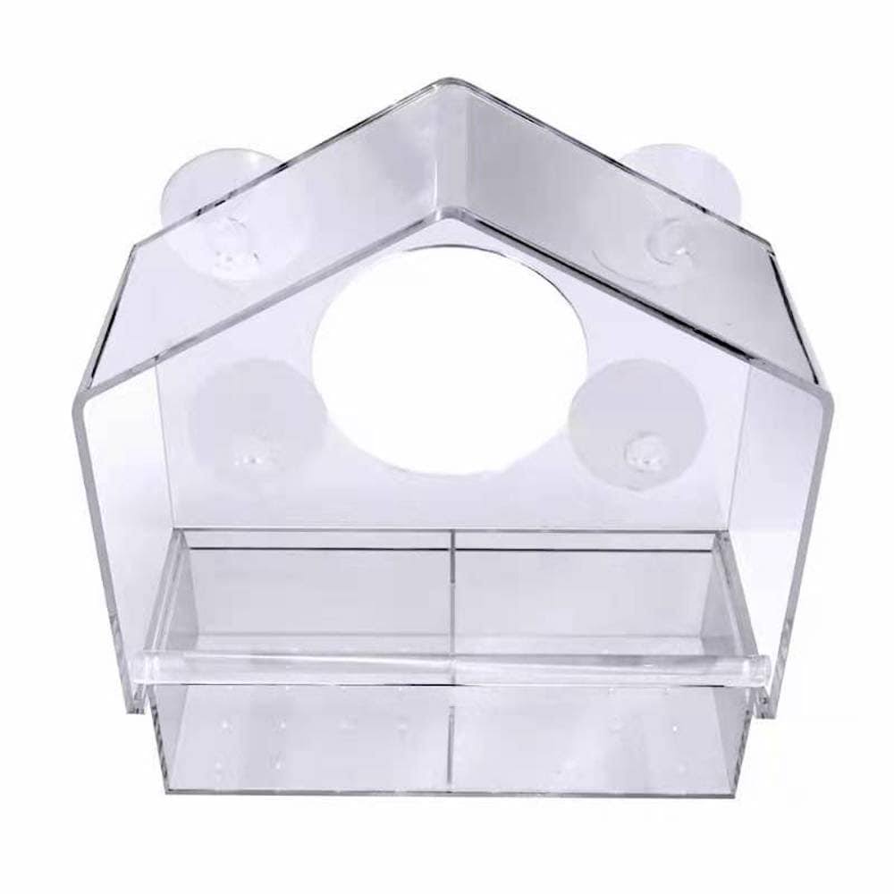 Style Selections Clear Acrylic Window Bird Feeder