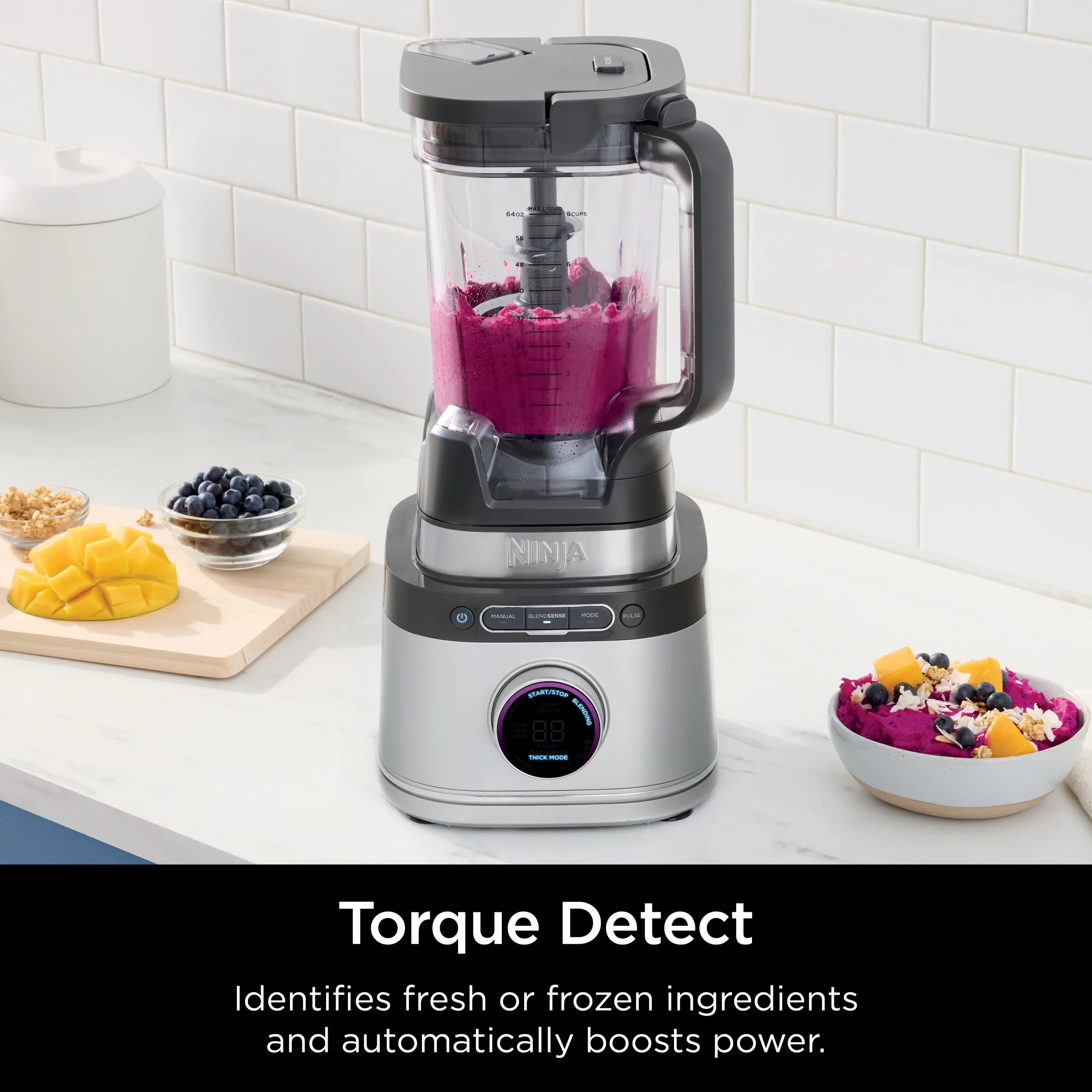 Detect Kitchen System Power Blender + Processor with Blend Sense Technology, Silver, TB400(Platinum) - Image 5