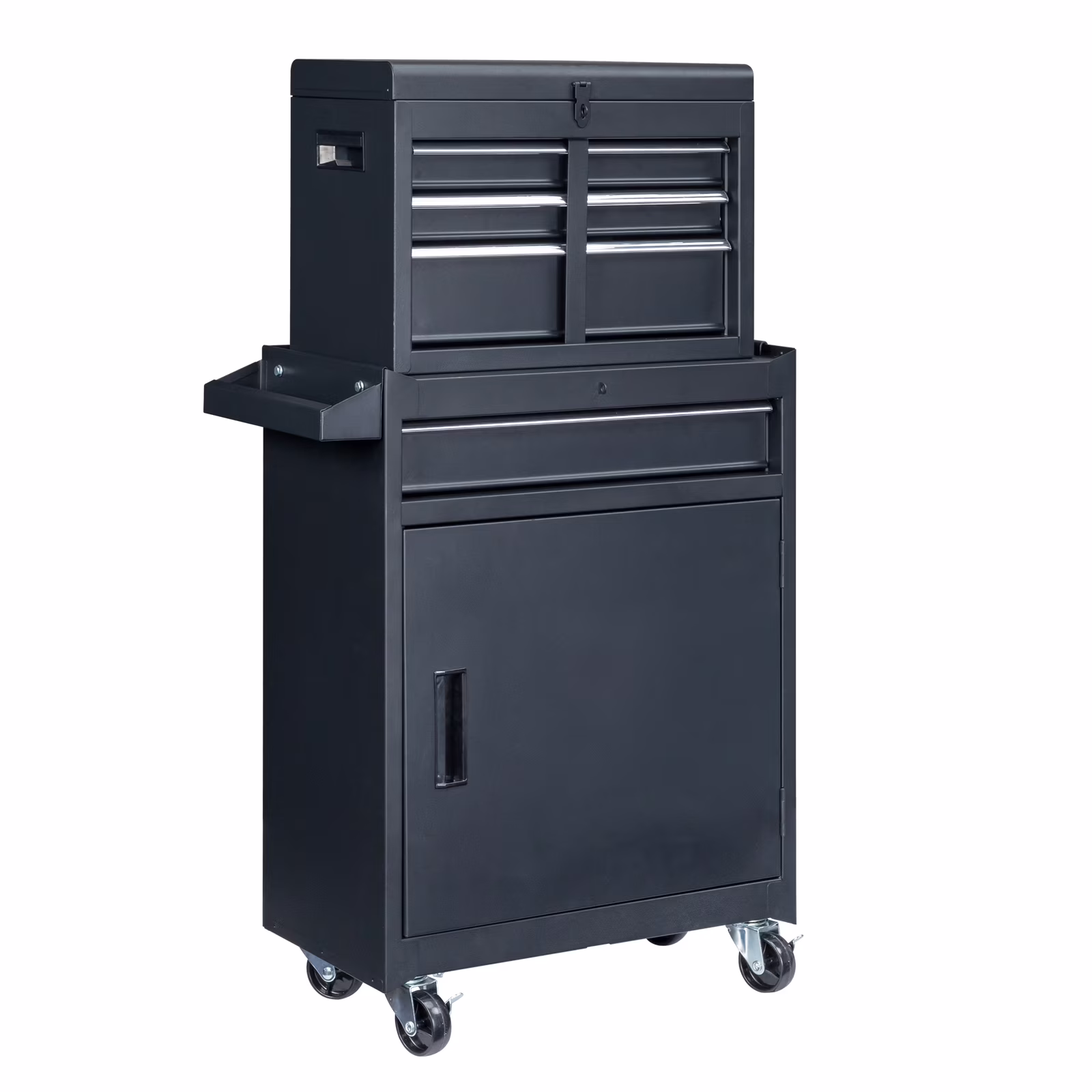 BaytoCare 4-Drawer Rolling Tool Chest for Garage, Warehouse, Factory, Black