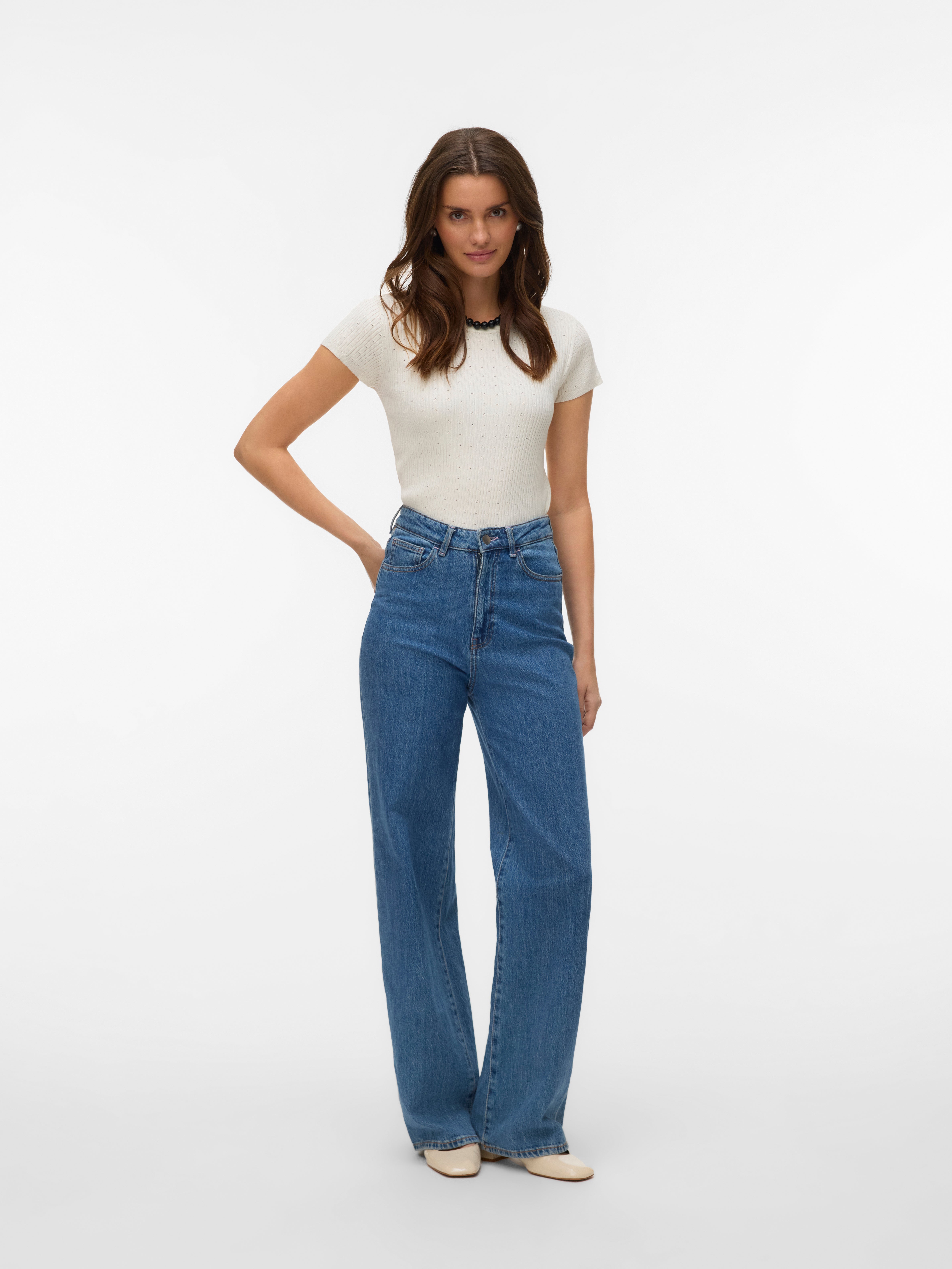 VERO MODA® VMSILJE Knitted T-shirt