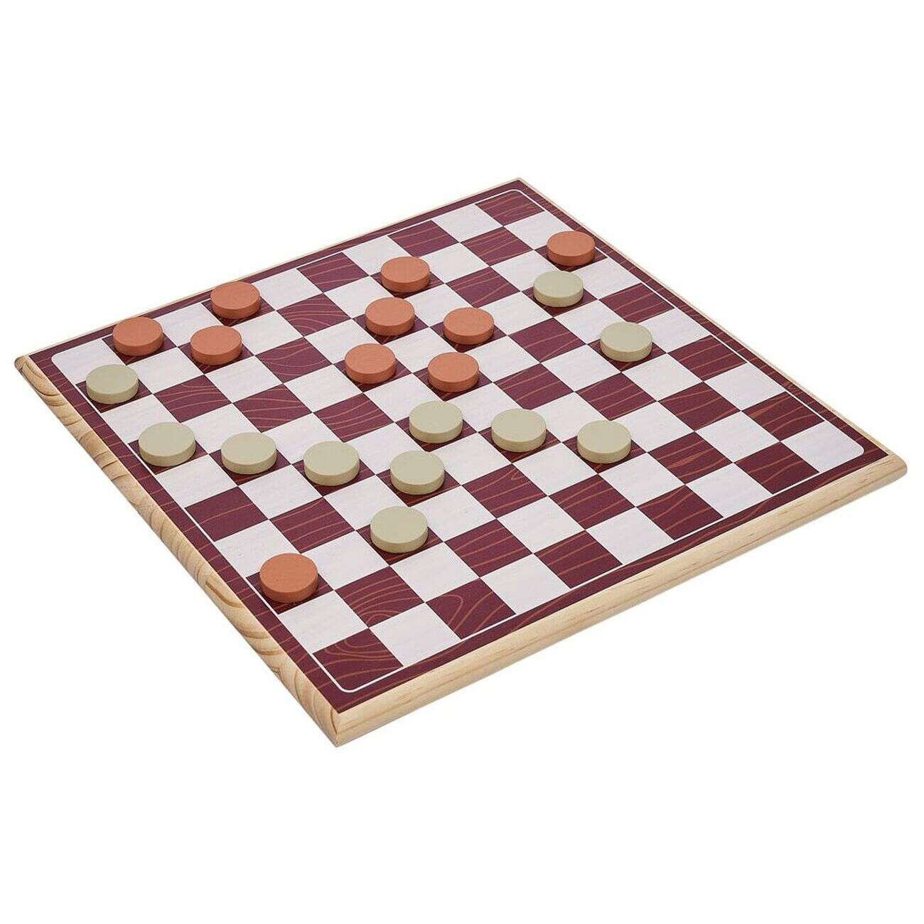 Jeu de dames en bois