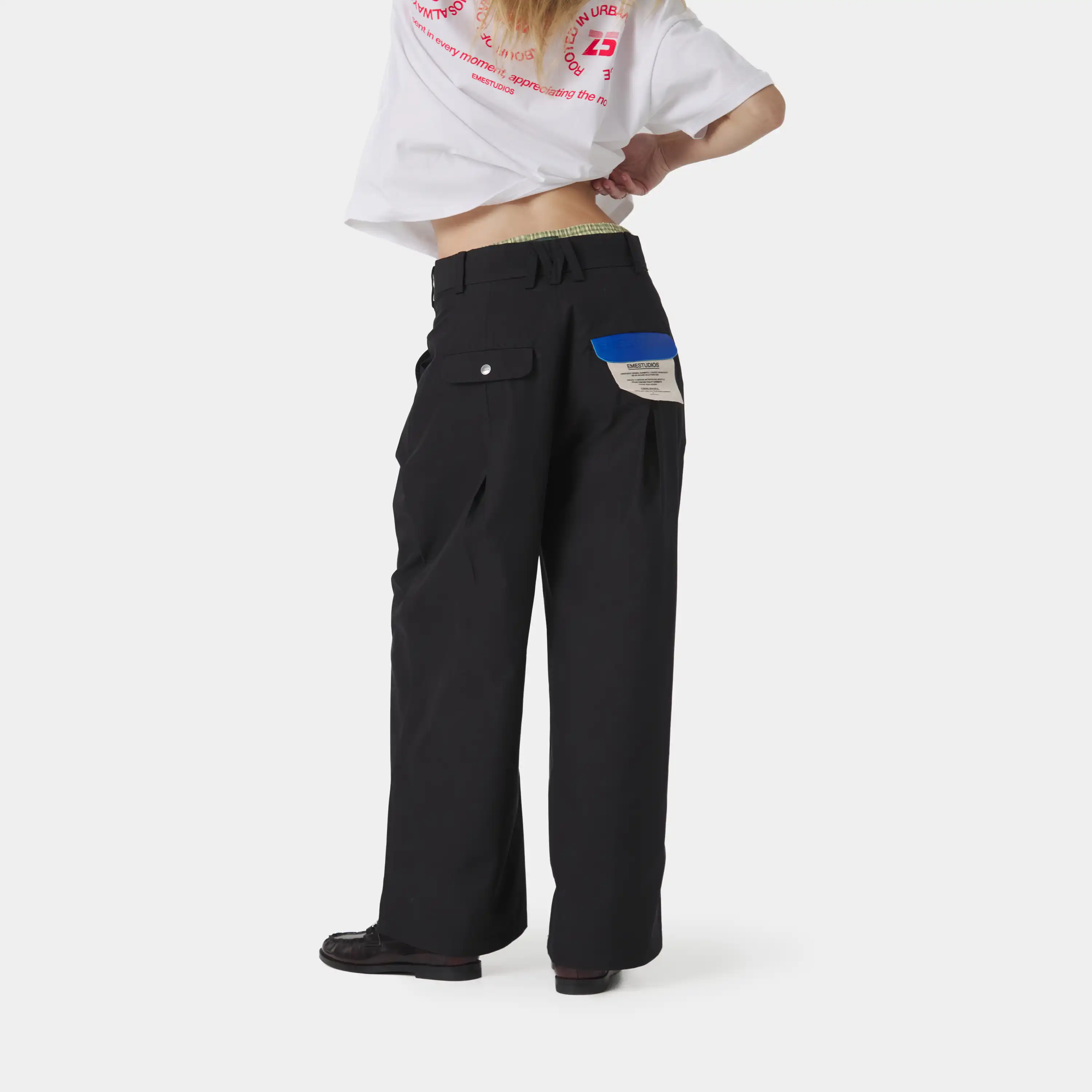 Alon Black Tailored Pants