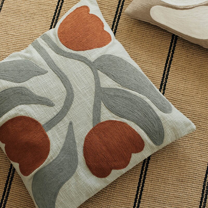 Dora putetrekk 50x50 cm Sage Green/Mocha Bisque