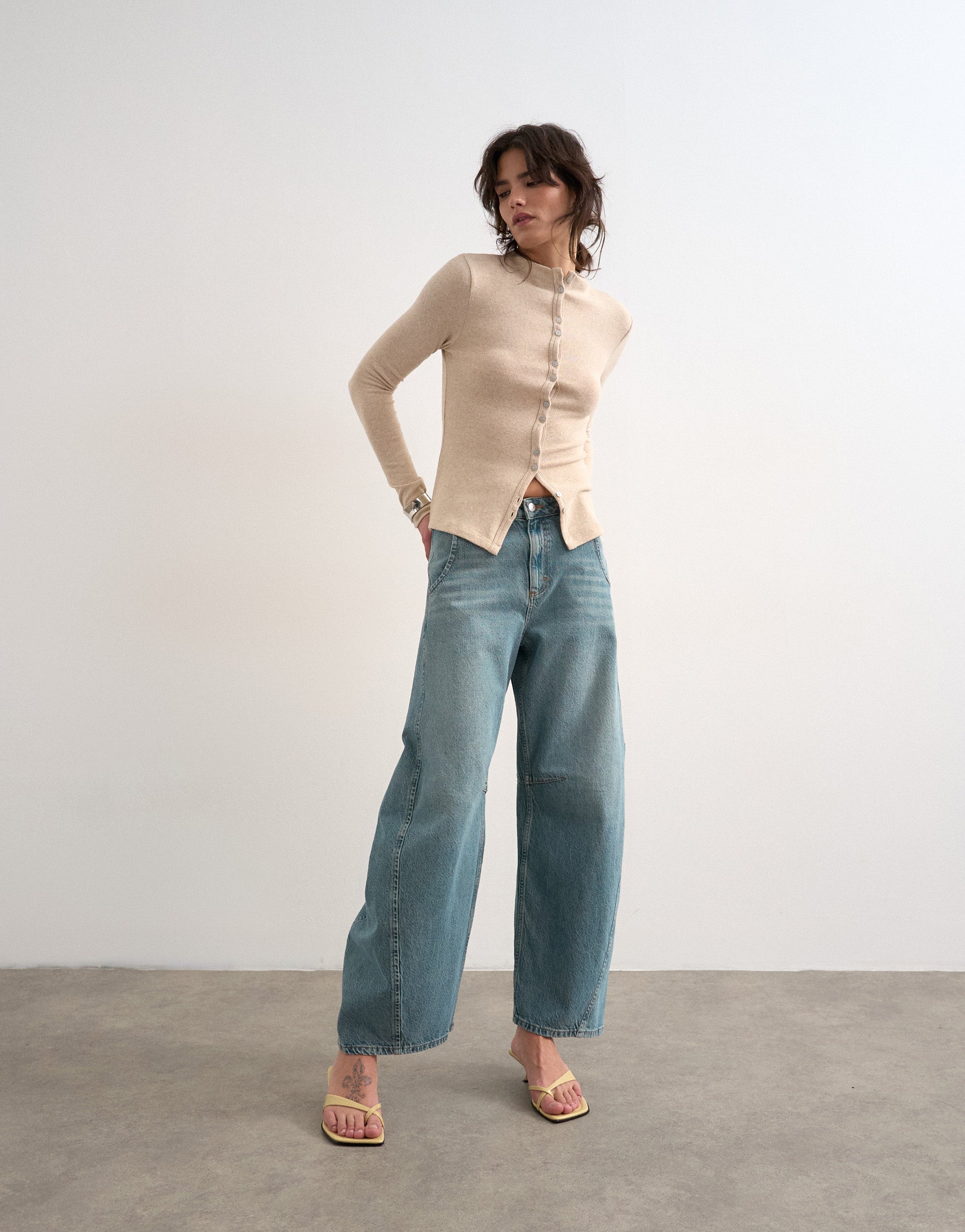 VERO MODA® TSEMMA High rise Barrel Fit Jeans
