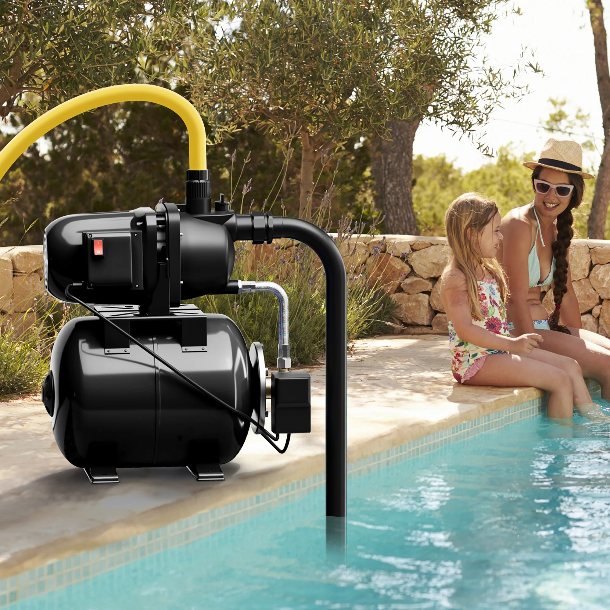 Gymax 1.6 HP Shallow Well Pump 1000 GPH 164 FT Stainless Steel Garden Jet Pump