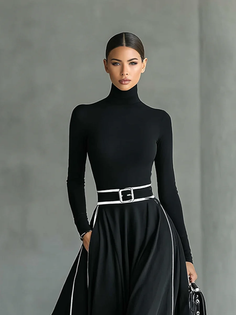Ginevra | Robe Maxi Noire