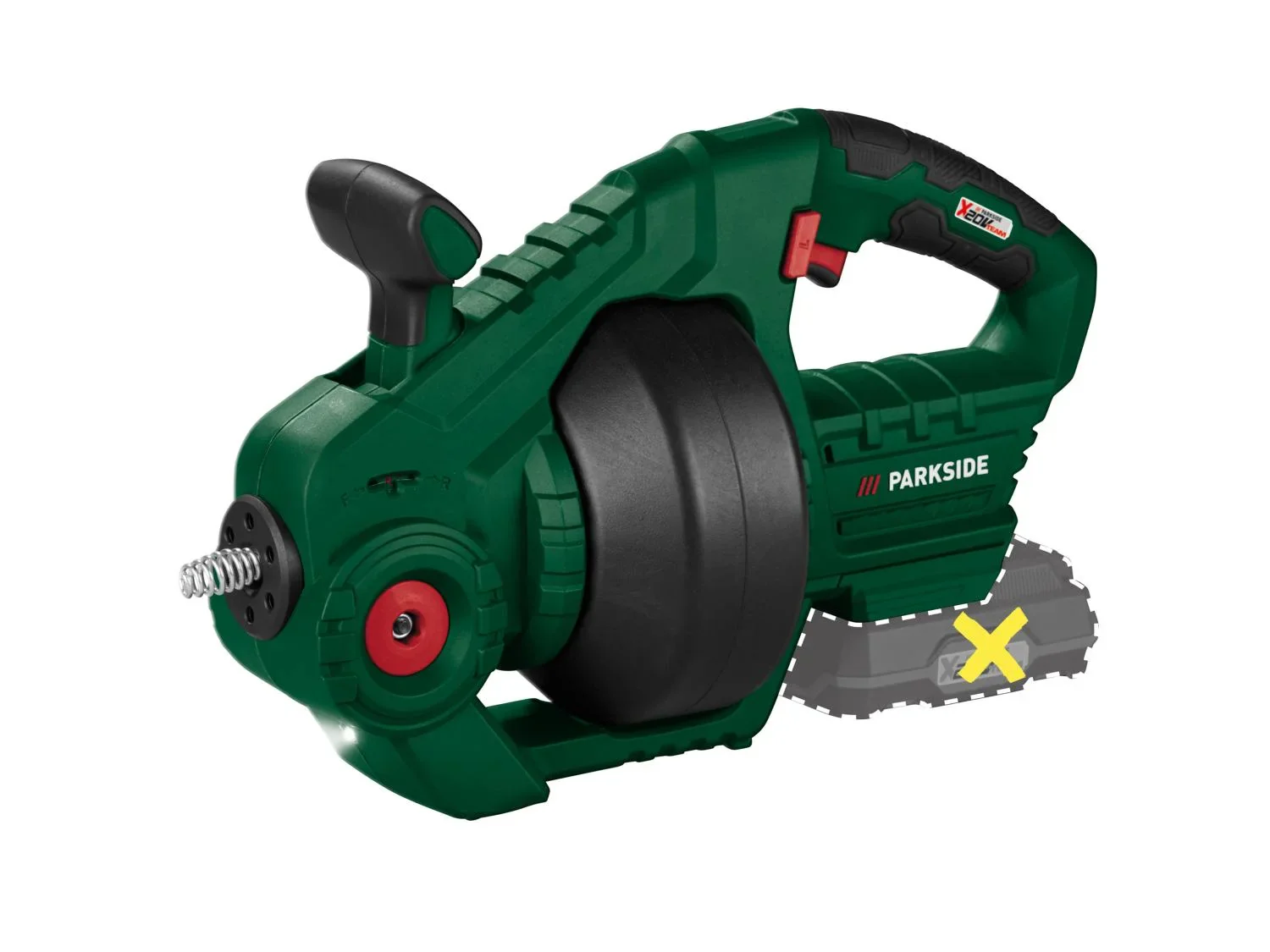 PARKSIDE Nettoyeur de canalisation sans fil PARRW 20-Li A1, 20 V