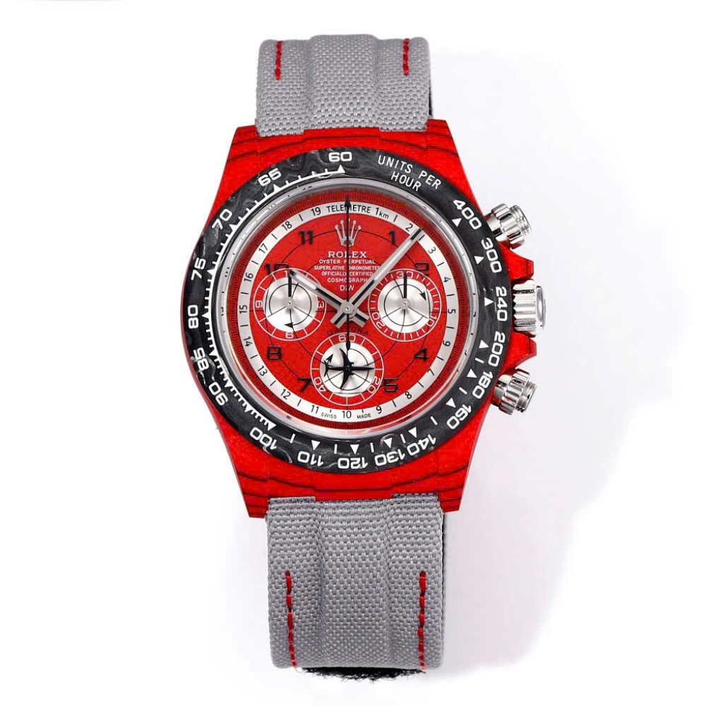 [Super Clone]Rolex Daytona DIW Carbon AVIA Red 40mm Replica 1:1 – Top Quality Version
