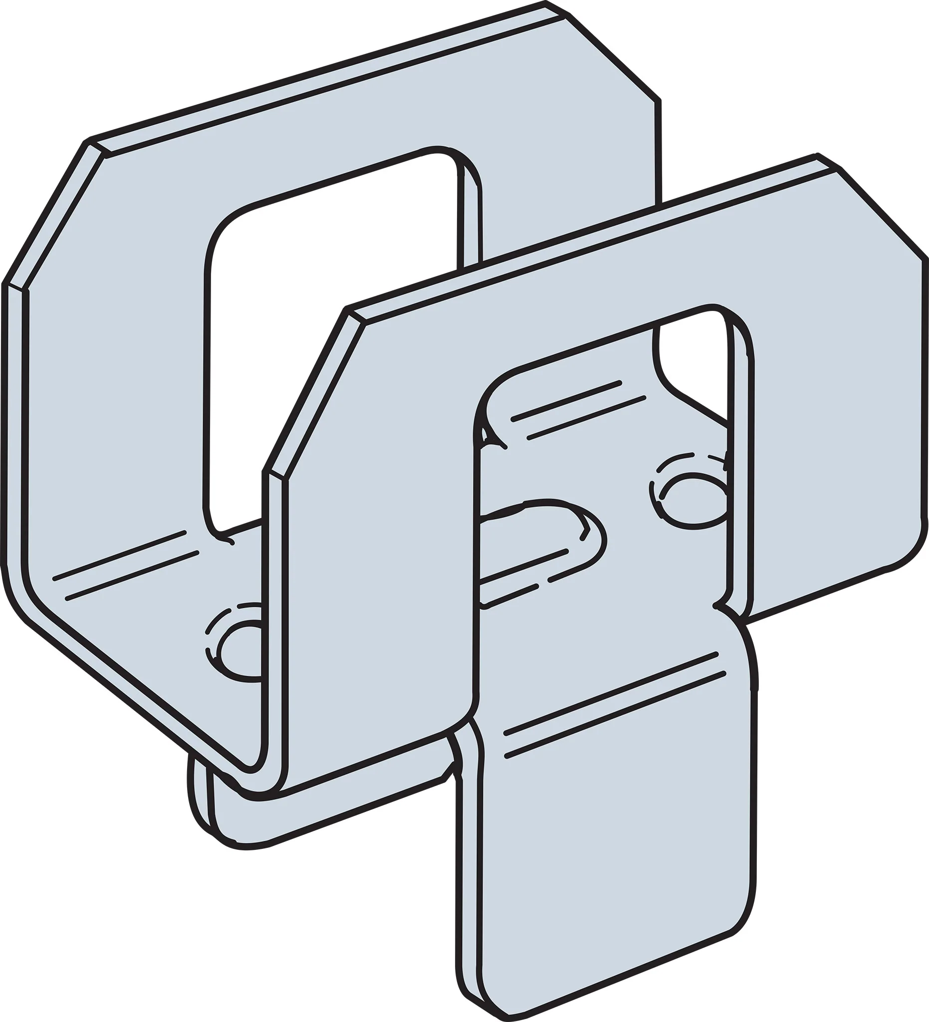 Prime Source 1/2 in Plywood Clips (250 Per Box) - SKU 15PSPC12