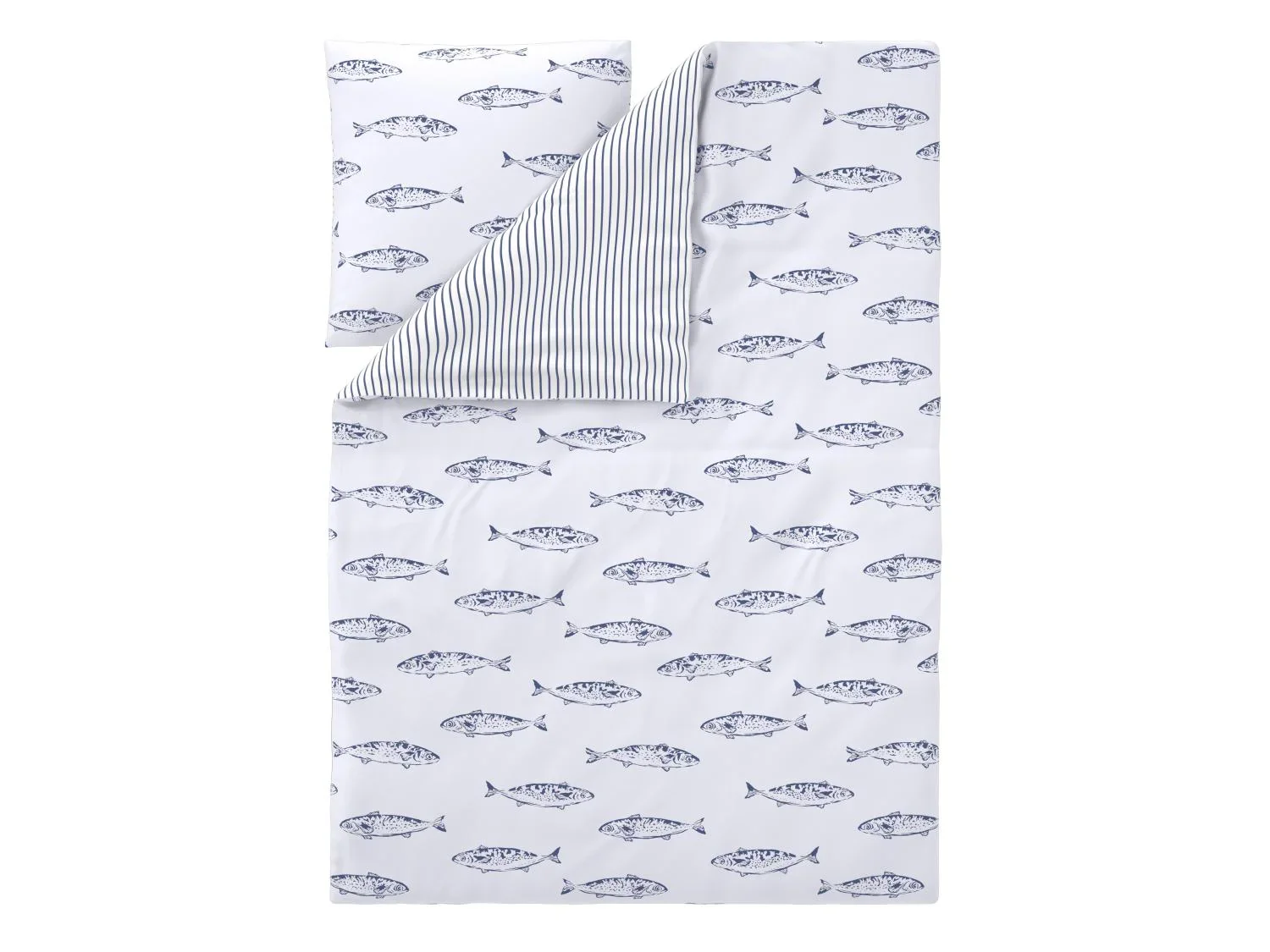 LIVARNO Parure de lit en coton mlang, 140 x 200 cm