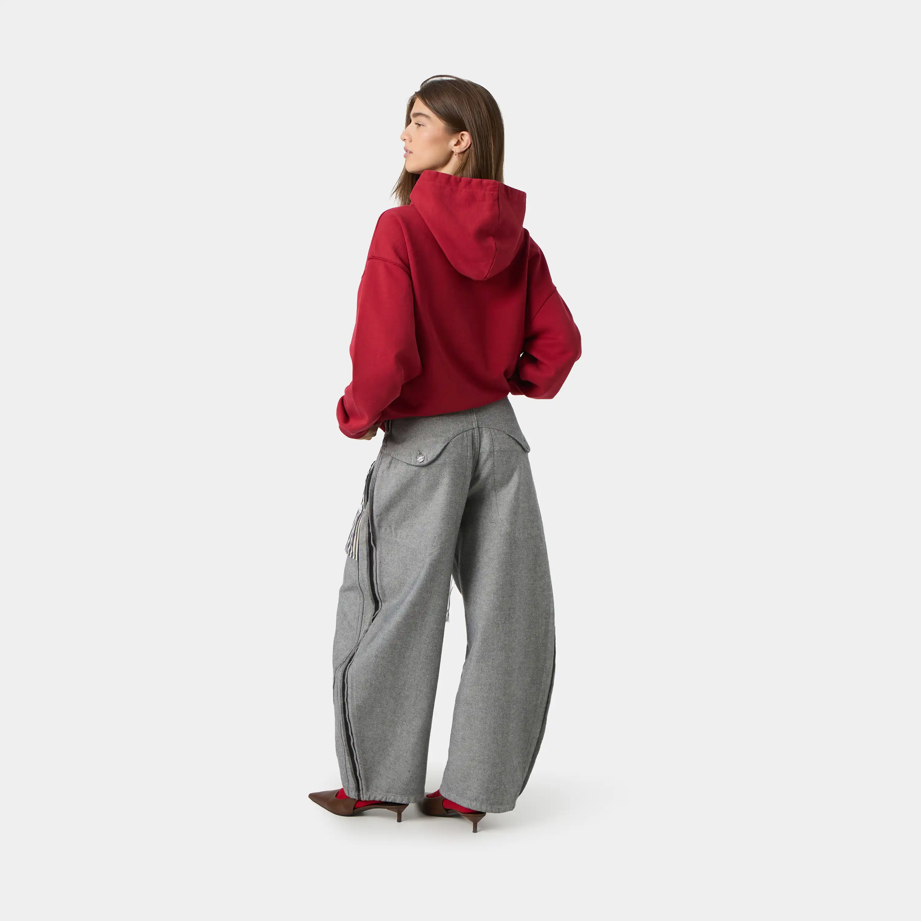 Brook Cherry Oversized Hoodie