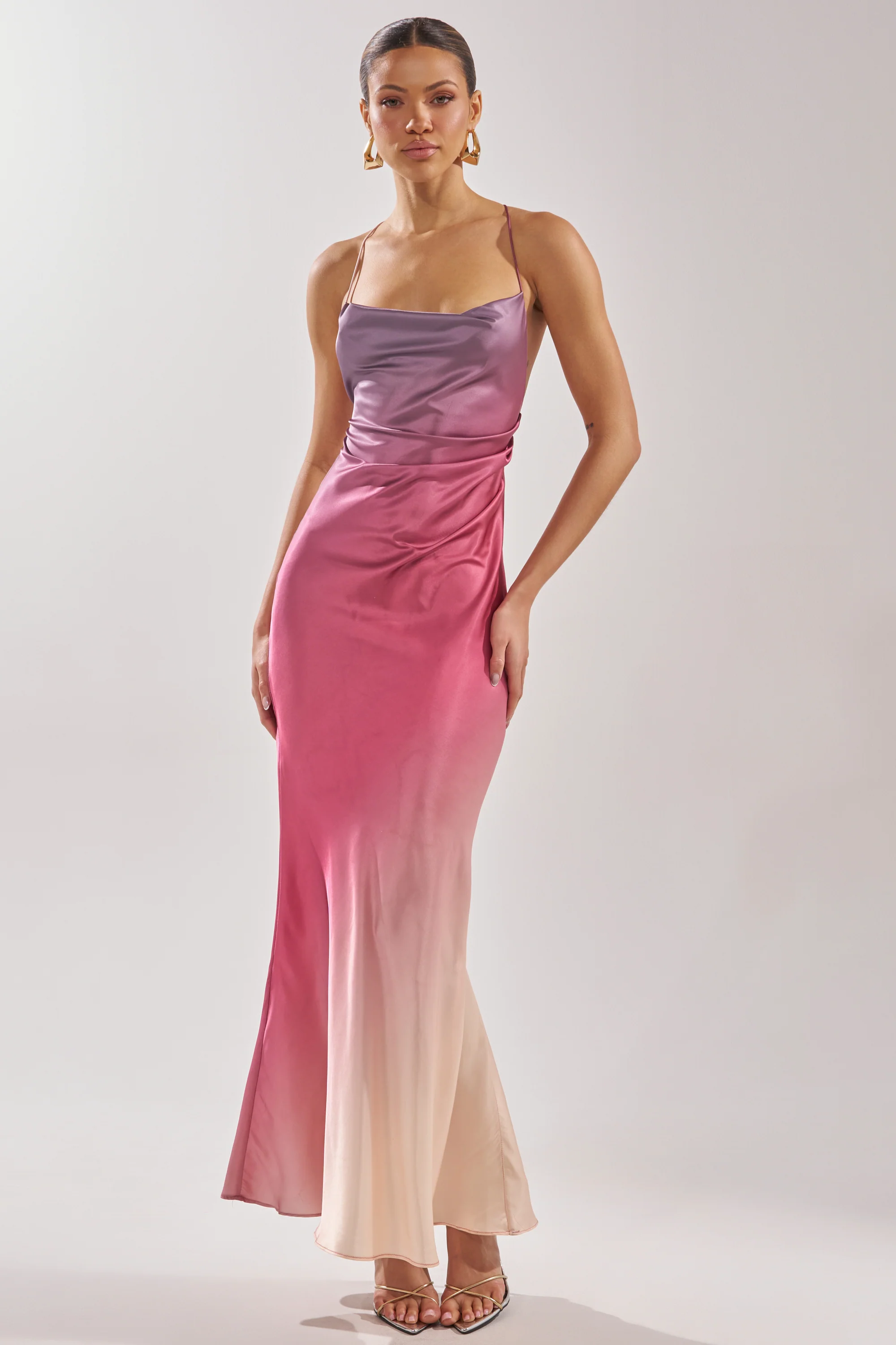 PRETTY WOMAN MAUVE MAXI DRESS - Akira Store