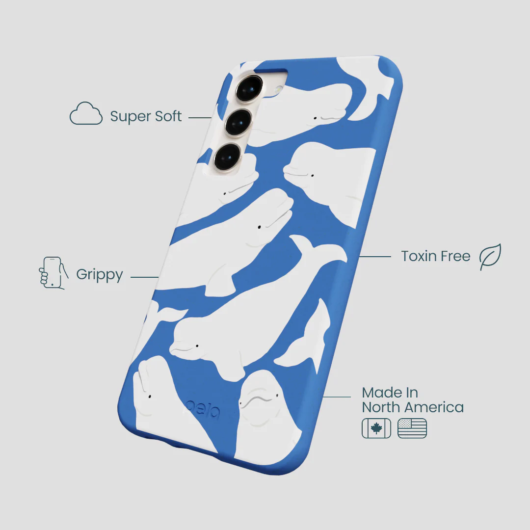 Electric Blue Belugas Samsung Galaxy S23+(Plus) Case