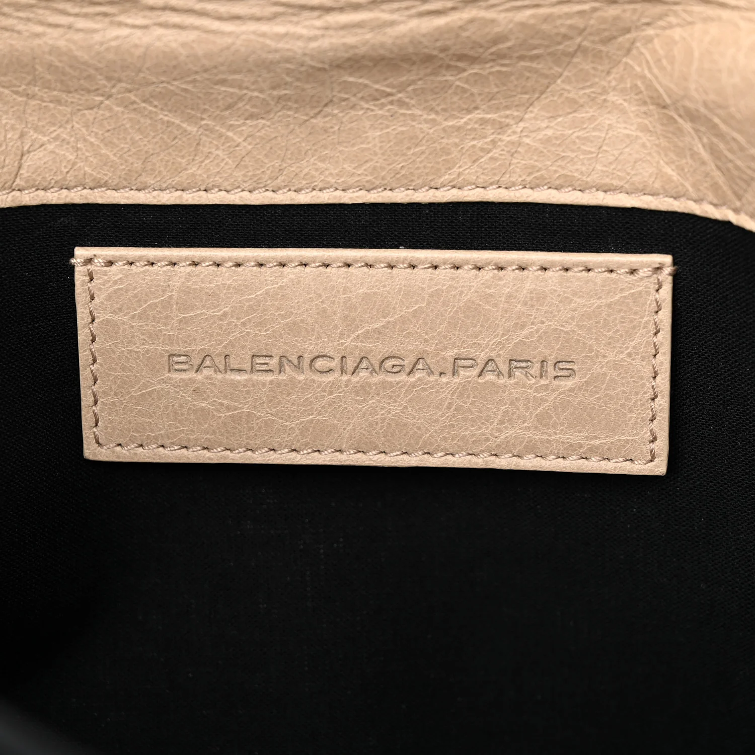 Agneau Giant 21 Gold Hardware Envelope Clutch Sahara
