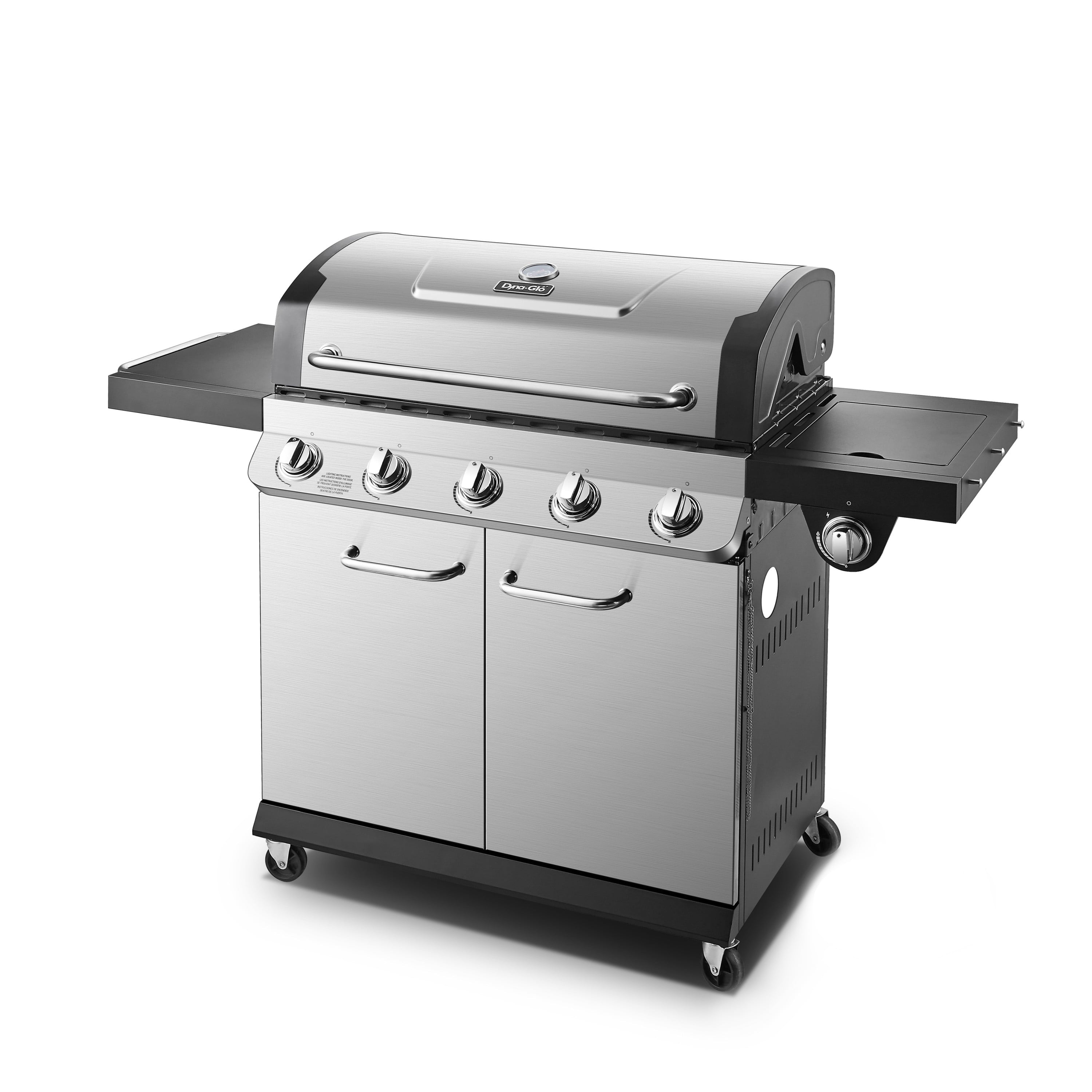 5 Burner Silver Propane Gas Grill