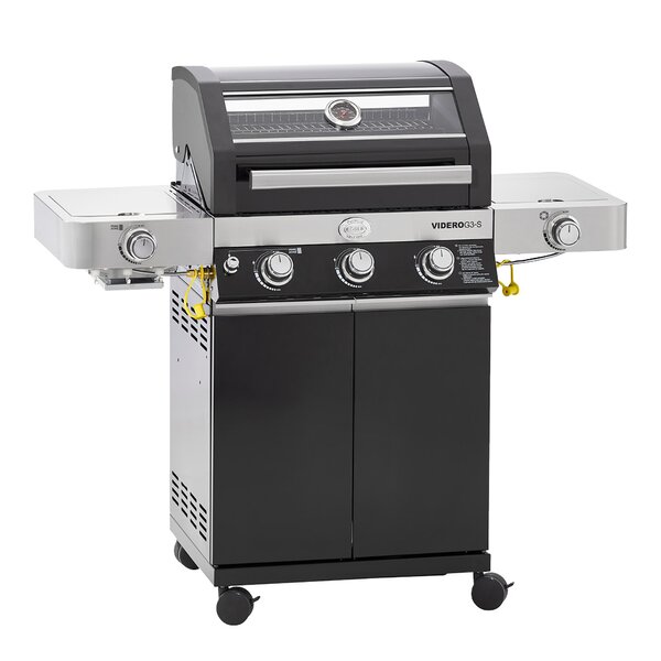 Videro G3-S Vario+ gassgrill 17000W svart
