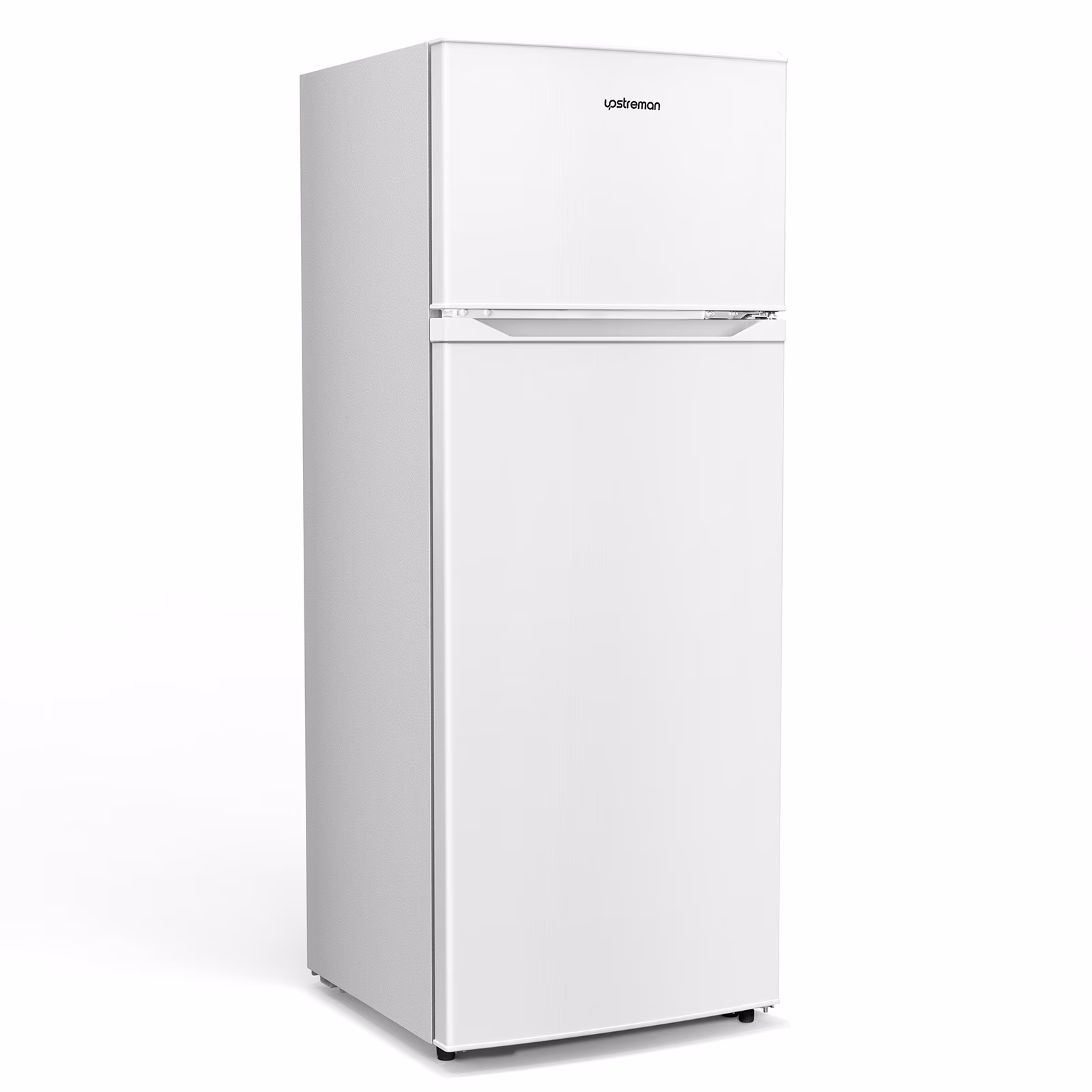 7 7 Cu ft Top Freezer Refrigerator, Two Door Refrigerator Large Capacity with Adjustable Thermostat and Reversible Door, BD75 Black(Black) Image 7