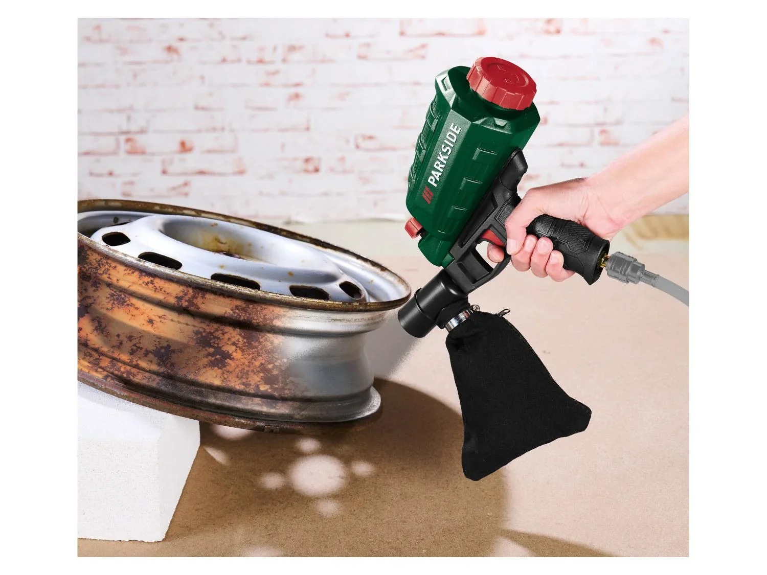 PARKSIDE Pistolet de nettoyage ou de sablage pneumatique