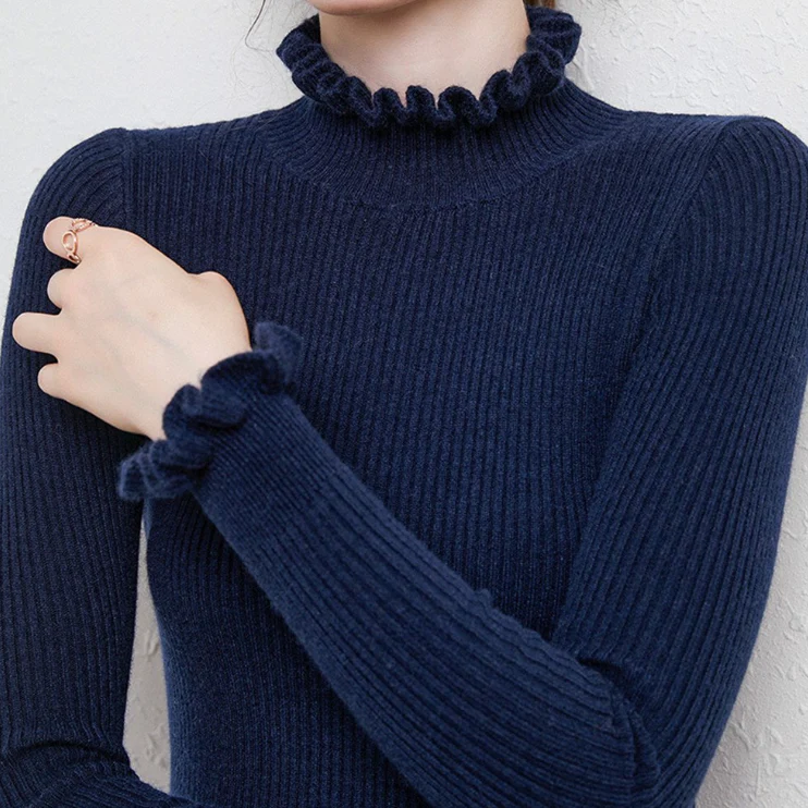 Alva – Pull à col roulé pour femmes