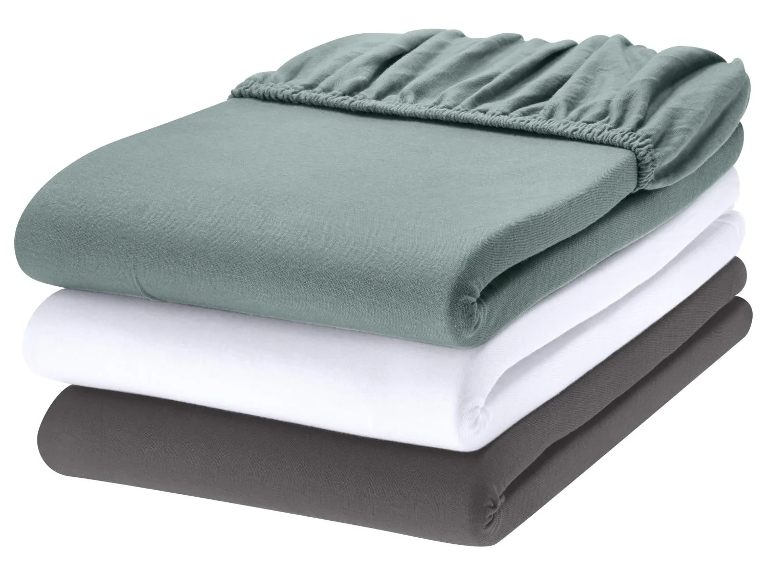 LIVARNO Drap-housse en jersey, 180-200 x L 200 cm