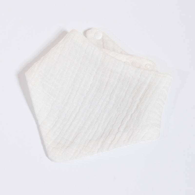 Soft Muslin Gauze Baby Bandana Bib Triangle Drool Bib High Absorbent Infant Saliva Towel Eco Friendly Antibacterial
