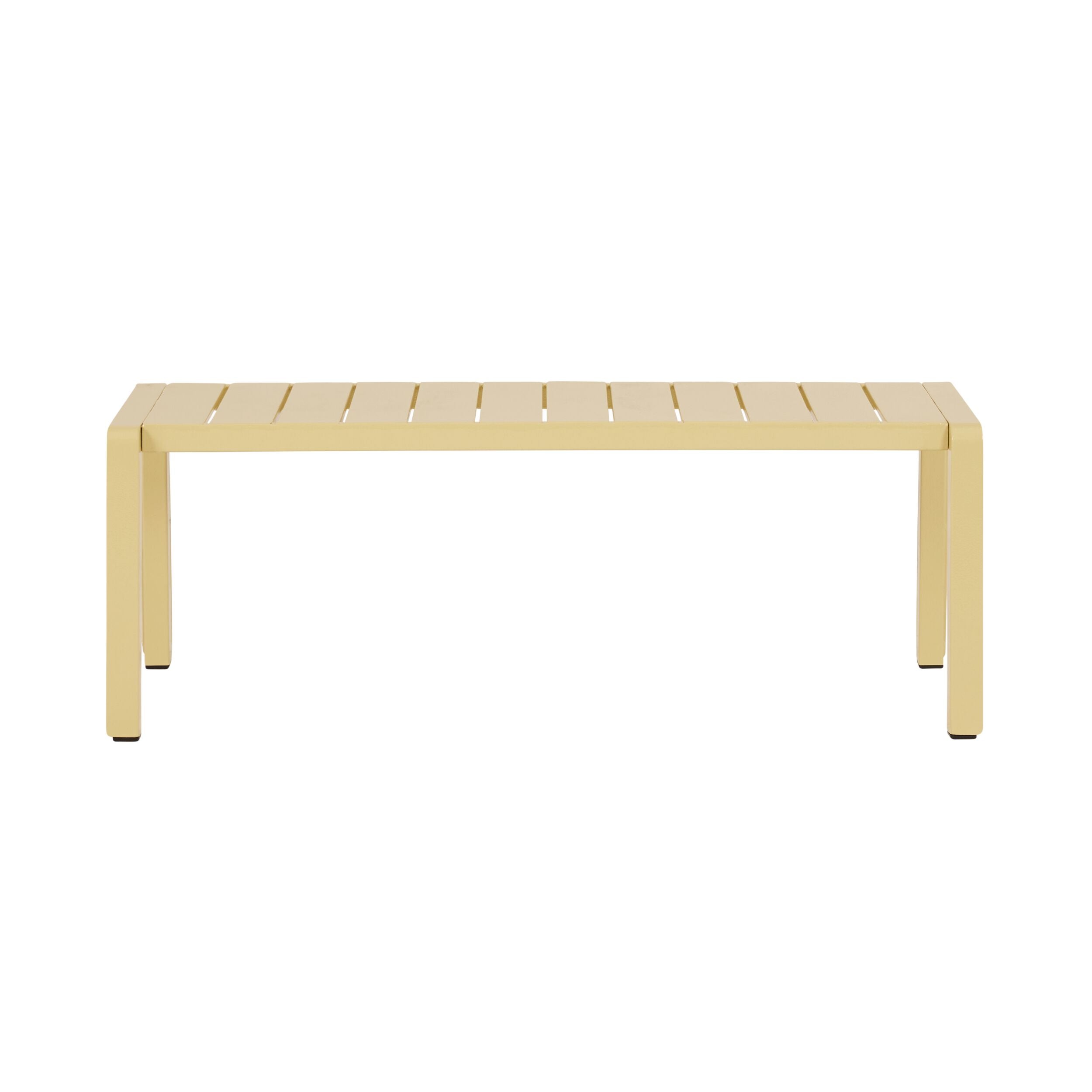 Kids Kace Rectangle Bench Sunlit Yellow