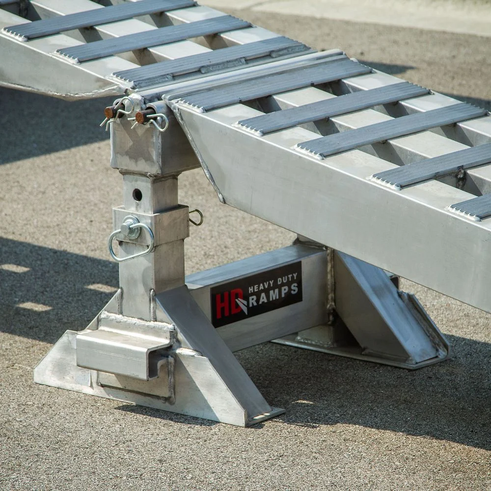 Pair of Heavy Duty Lower Step Deck Ramp Support Stands(25 5 x 18 x 18) Image 4