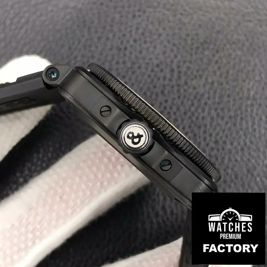 Bell & Ross BR0392-D-BL-CE / SRB Black Strap