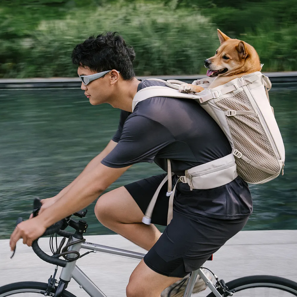Dog Carrier Backpacks Dog Rucksack Dog Bike Carrier  - Urban Roaming