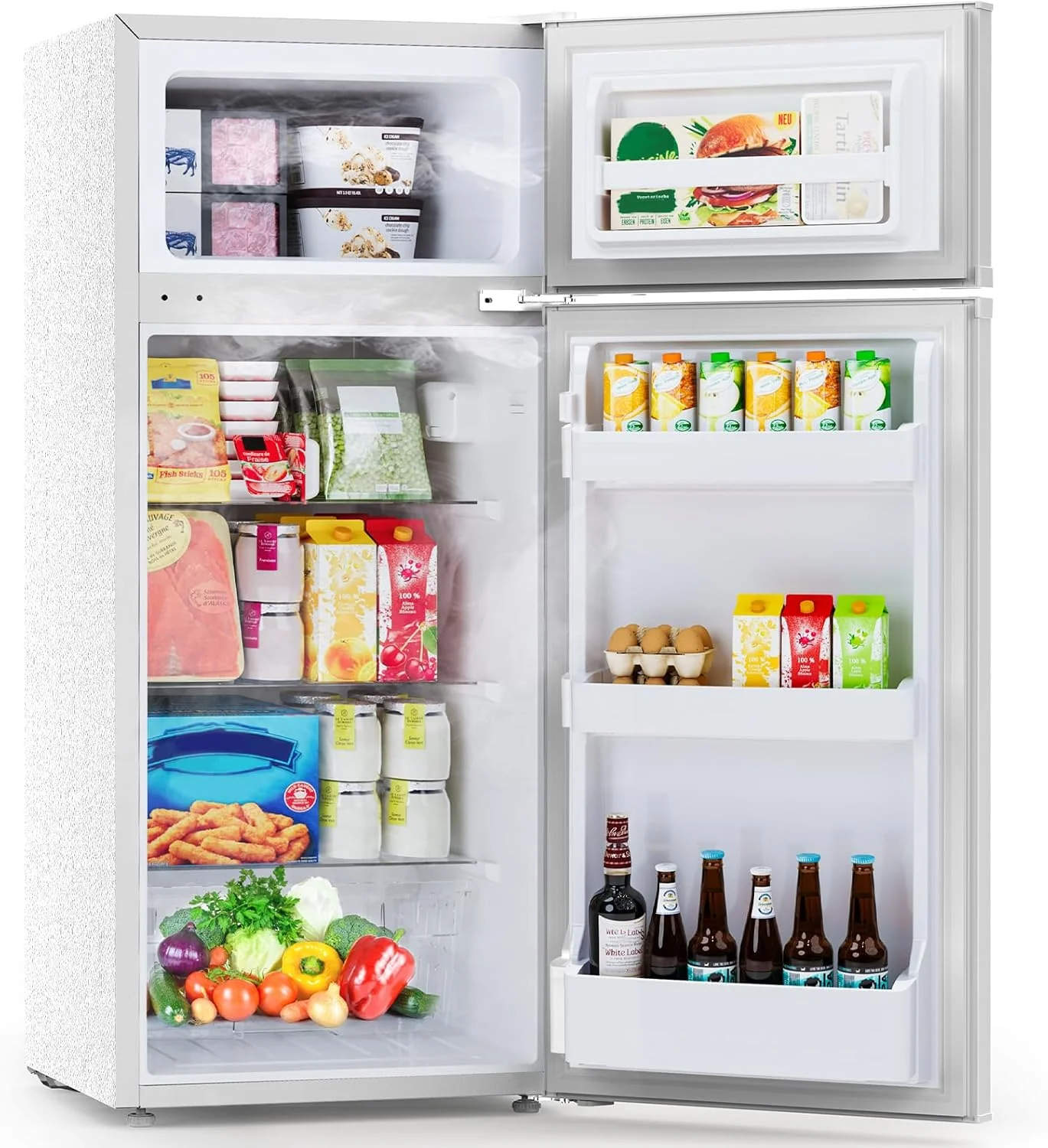 Mini-réfrigérateur avec congélateur 4,5 pi³ (127 L) - Réfrigérateur compact à 2 portes