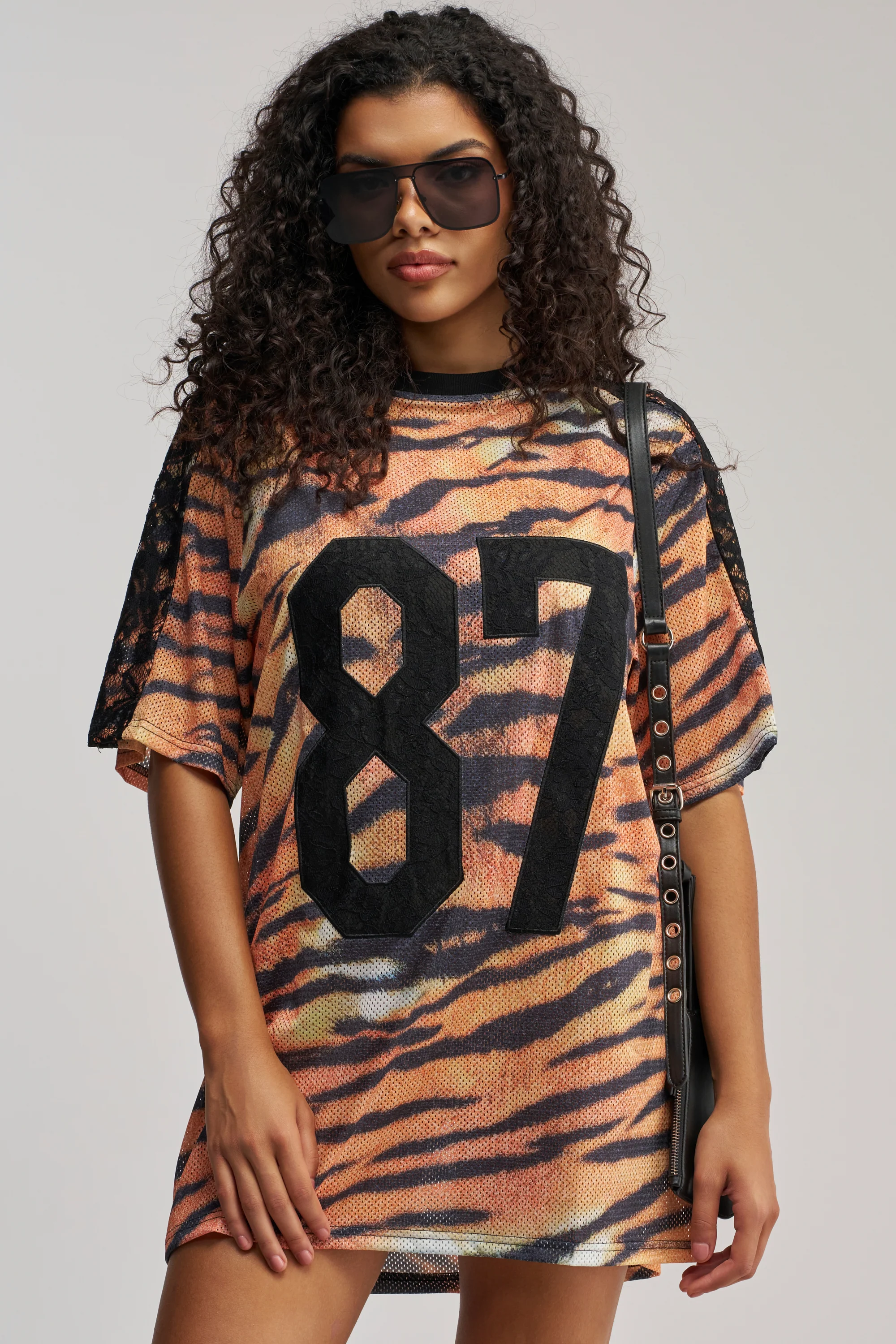 SHE FEISTY LACE JERSEY MINI DRESS - Akira Store