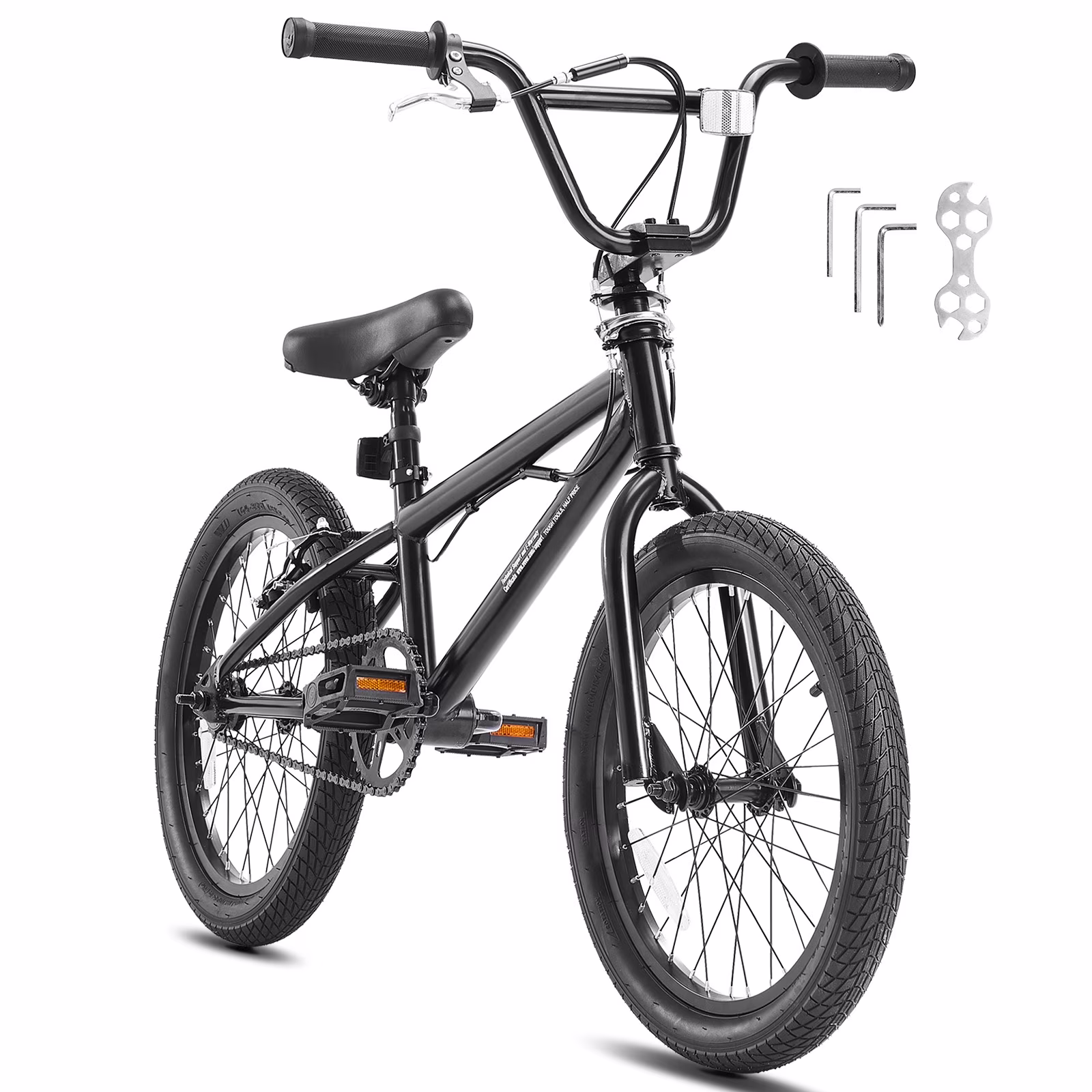 BMX Cycle, Freestyle Bike with 20-Inch Wheels, BMX Racing Cycle with 360° Rotator and Four Pegs, Suitable for Novice to Skilled Riders, BMX Bikes for Teens and Adults(20" All-Wheel Brake) - Image 3