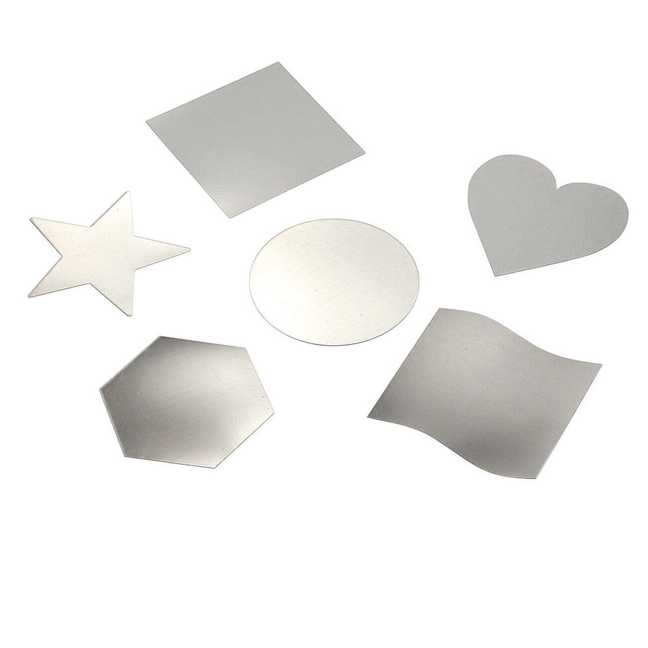 Miroir sticker carré x 3