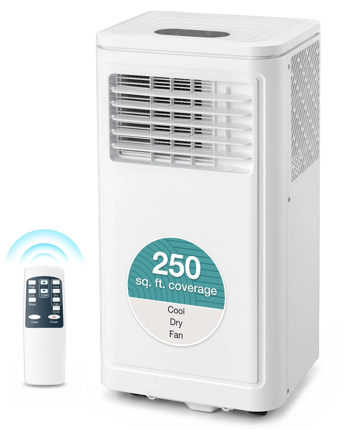 AECOJOY Portable Air Conditioners, 10,000 BTU ASHRAE Quiet Standing AC Unit