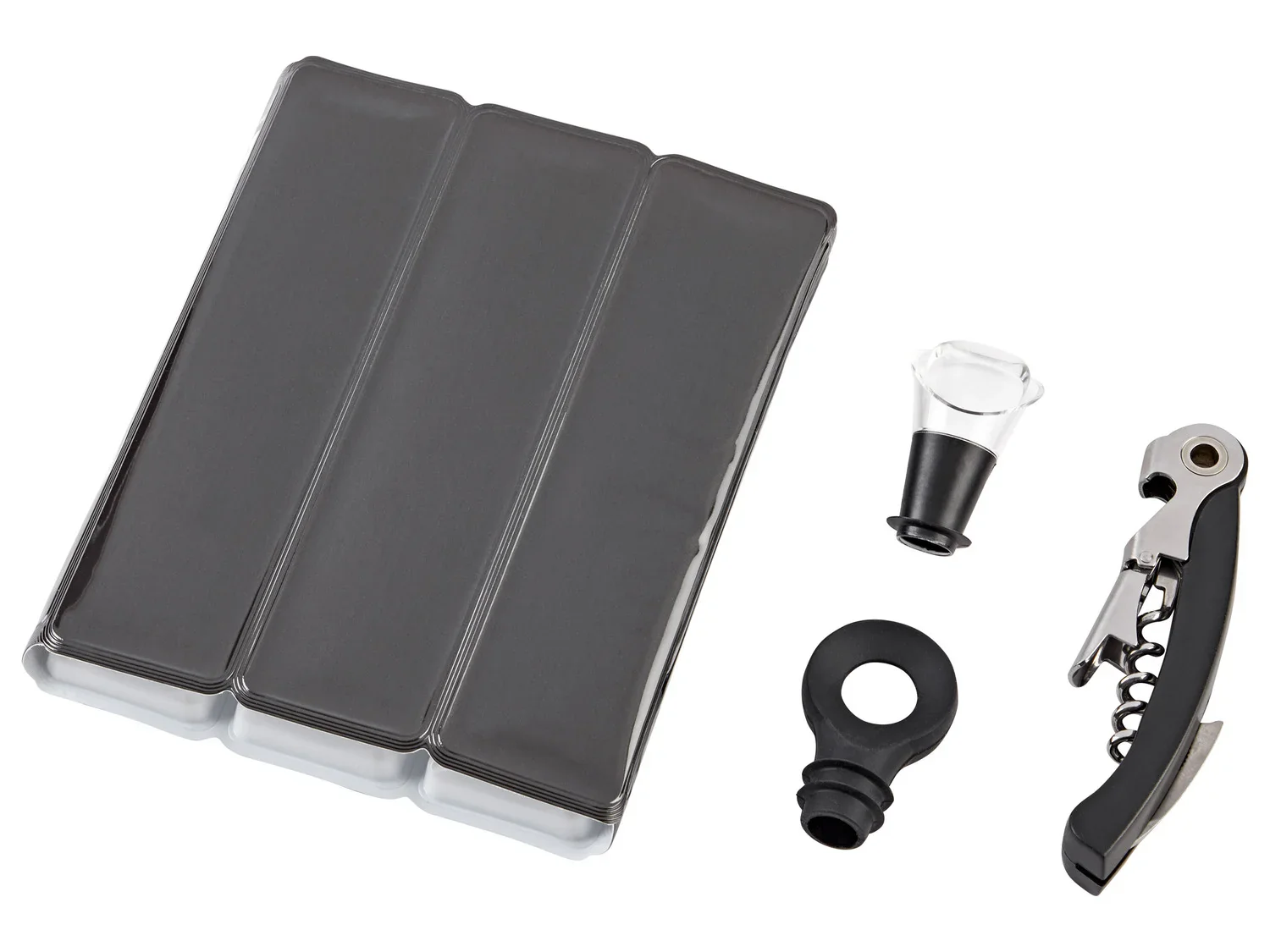 vacu vin Set de service  vin, 4 pices