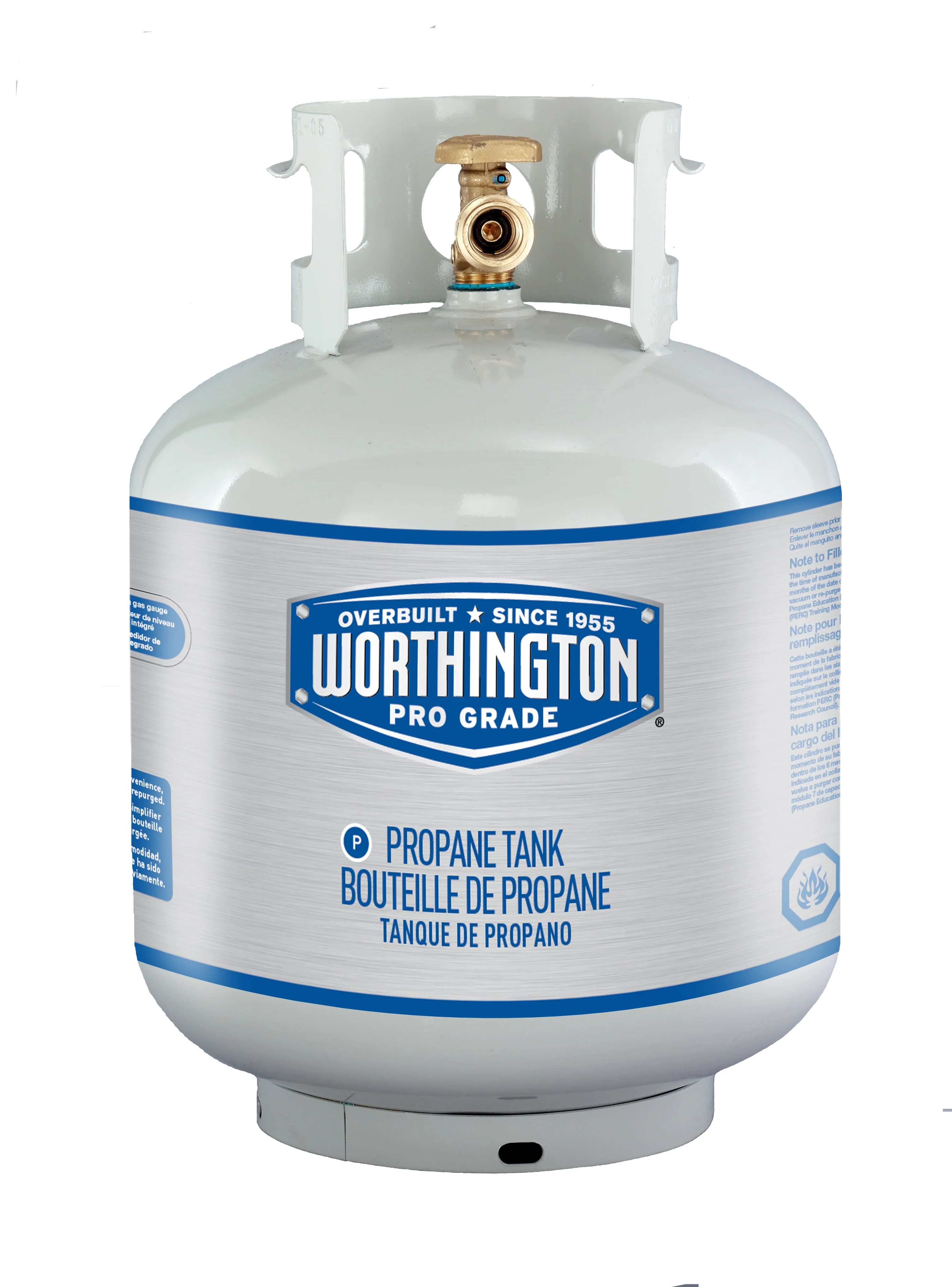 Worthington Pro Grade 20 - Pound Refillable Propane Tank