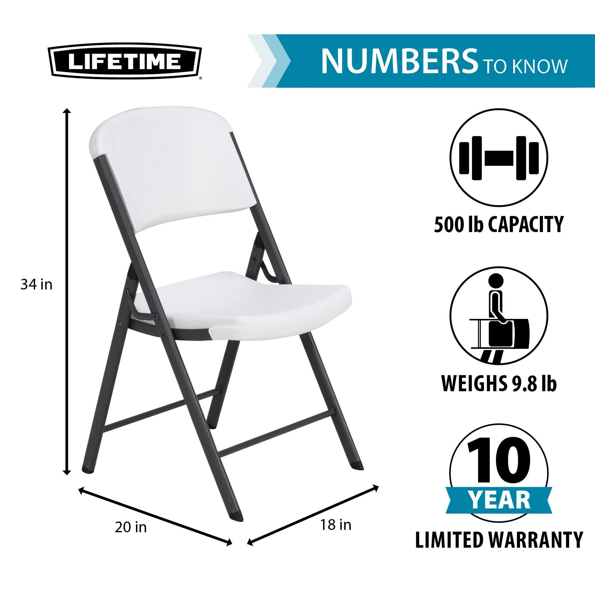 (4) 8-Foot Rectangle Stacking Tables and (32) Chairs Combo Indoor/Outdoor Commercial Grade, White Granite (80410) - Image 5