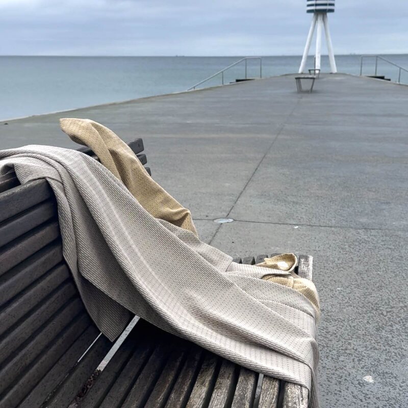 Wellness badelaken 165x110 cm khaki
