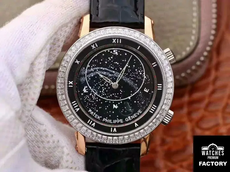 Patek Philippe Grand Complications Sky Moon Celestial 5102PR TW Factory Black Dial