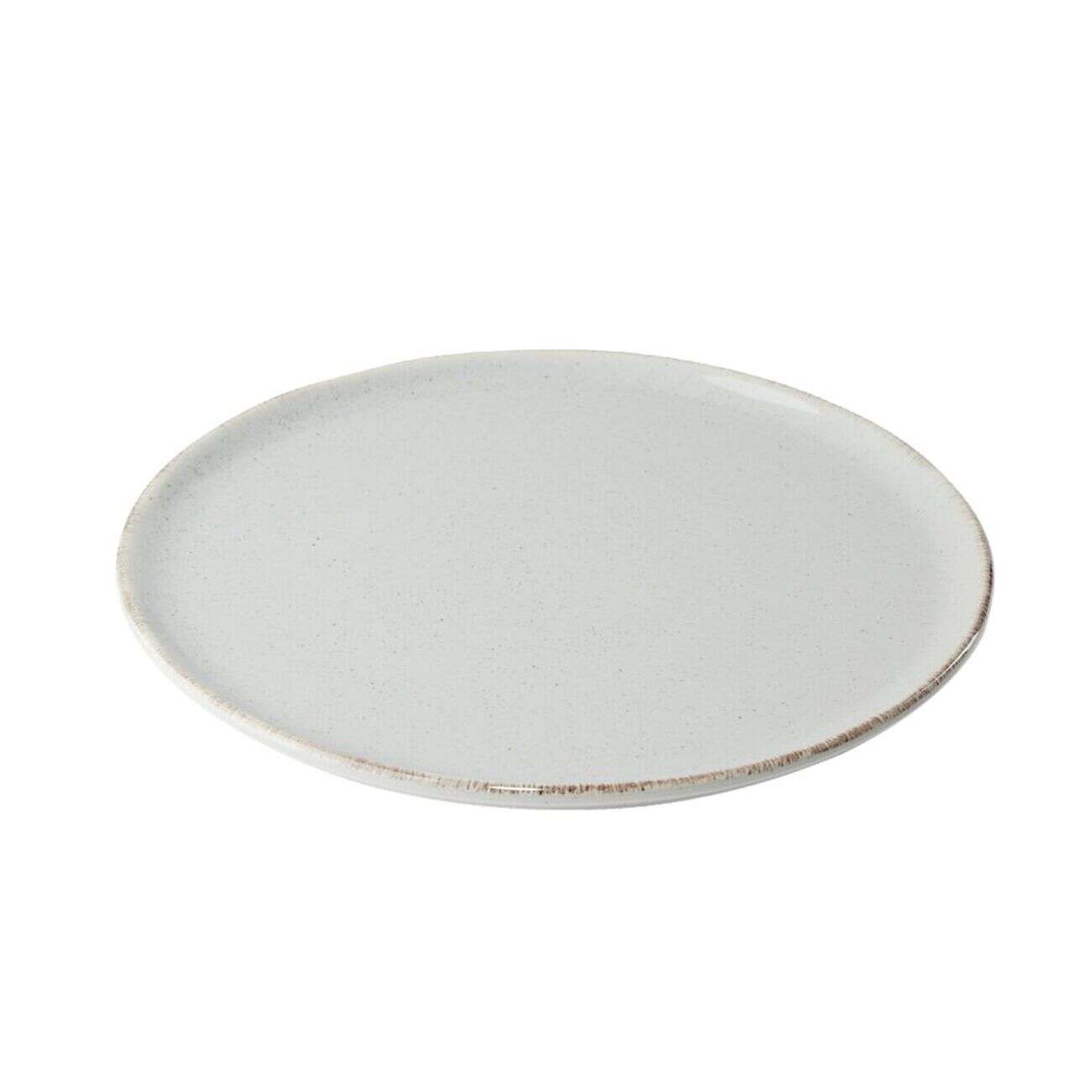 Assiette à dessert ronde Lisbonne grès gris Ø20,5cm