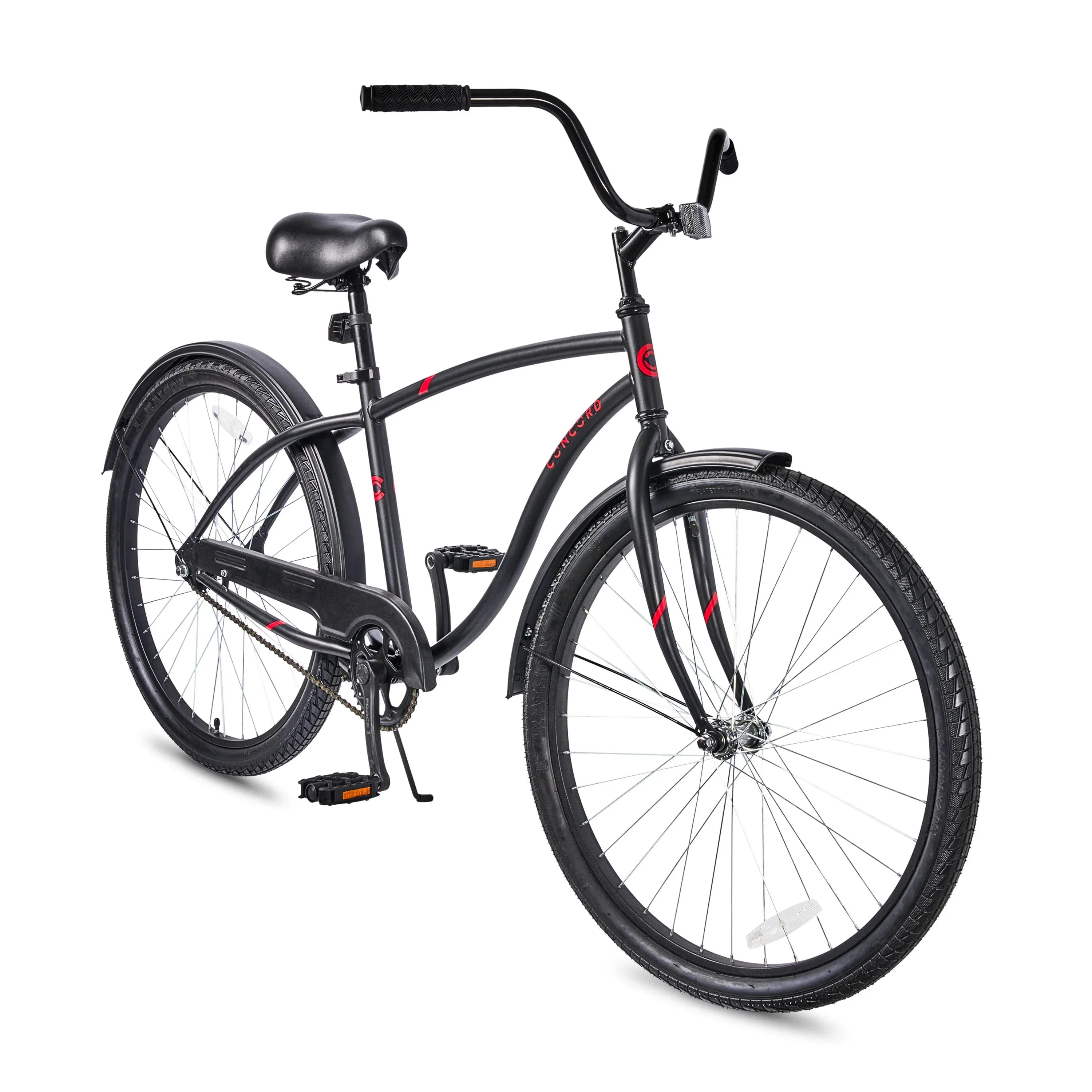 Pacifica Cruiser Bicycle, Adult, Unisex, Matte Black
