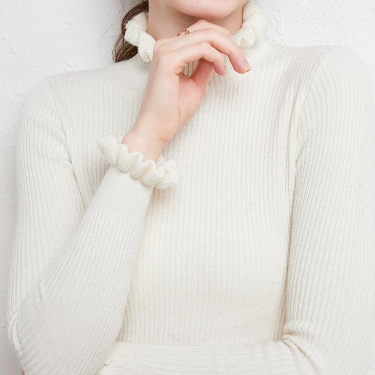 Alva – Pull à col roulé pour femmes