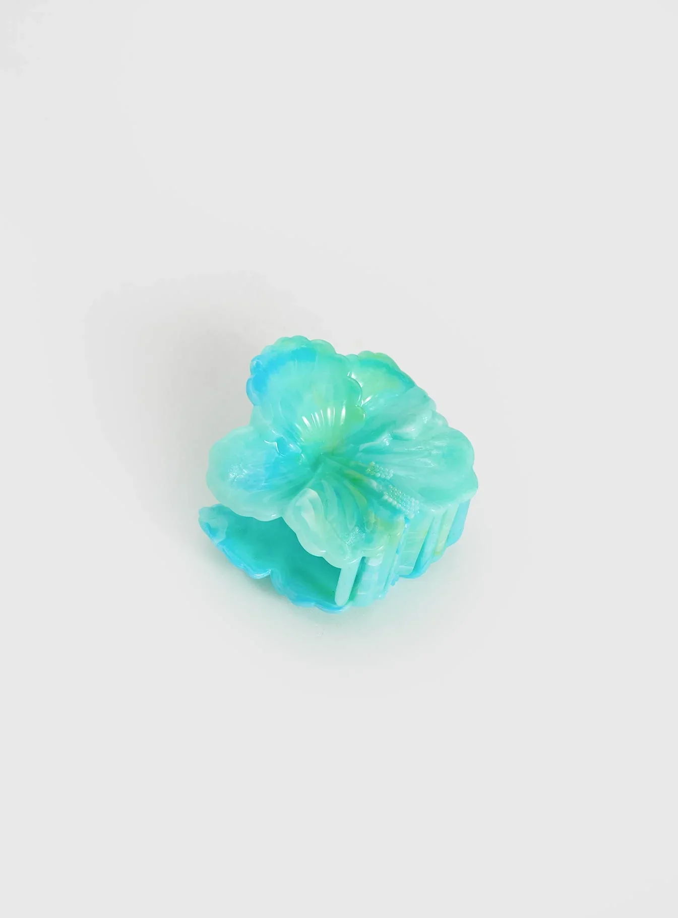 Malissa Flower Hair Clip Blue