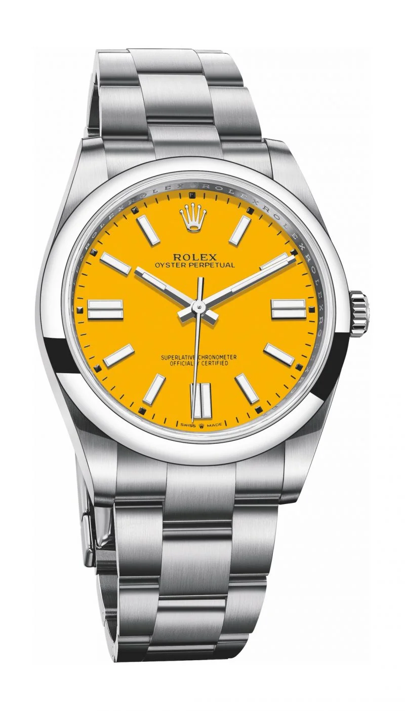 [Super Clone]R124300 Oyster-Perpetual Yellow - New
