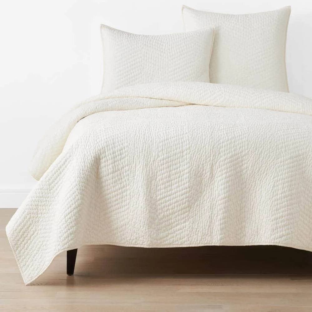 The Company Store Company Cotton Voile Ivory Full/Queen Cotton Quilt