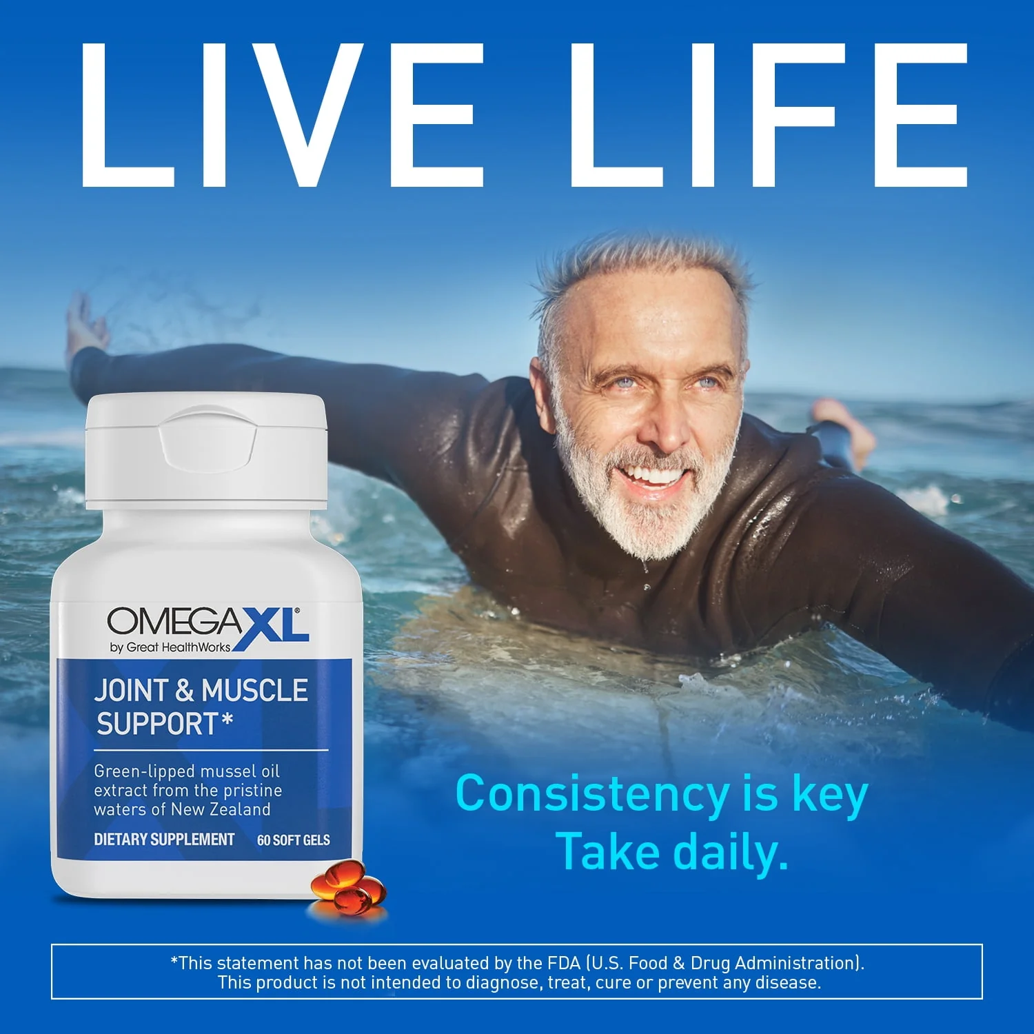 Omegaxl, Supplement Green - Lipped Mussel Oil - 60 Softgels