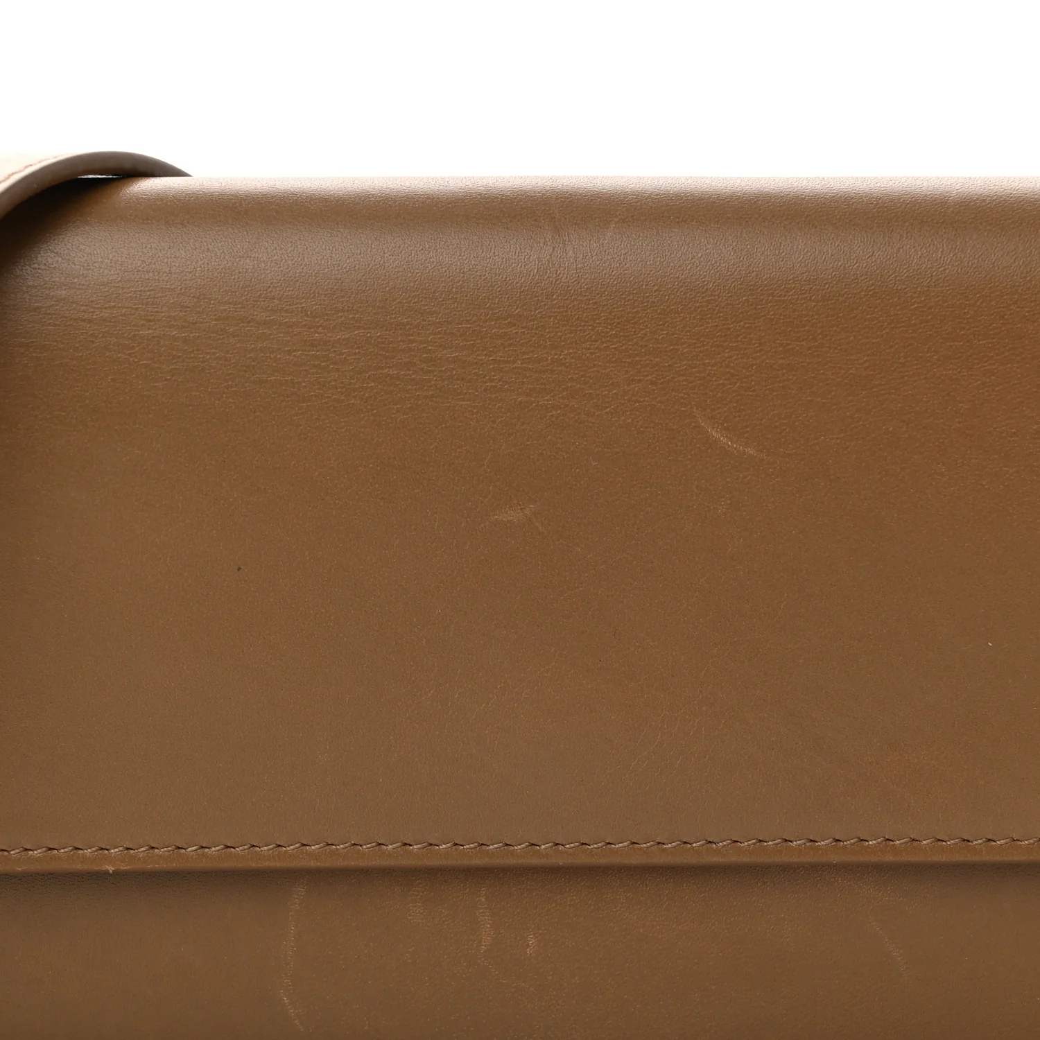 Smooth Calfskin Belt Flap Bag Incense