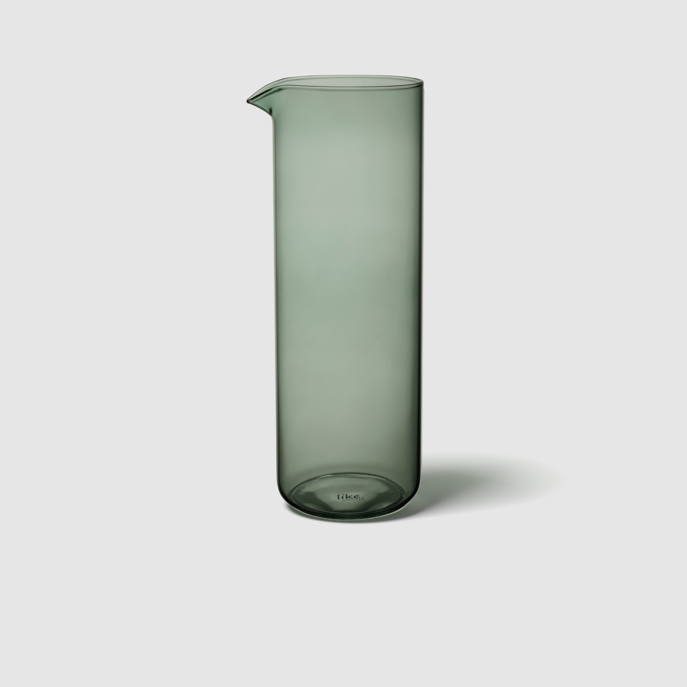 Like Glass Glass carafe - Green, 33.9 oz, borosilicate glass
