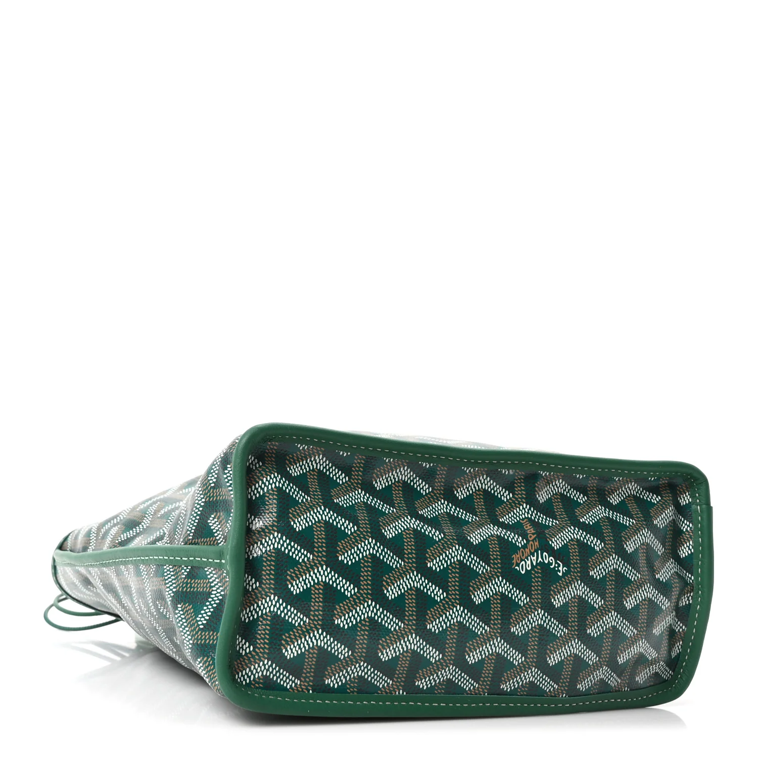 Goyardine Reversible Mini Anjou Green