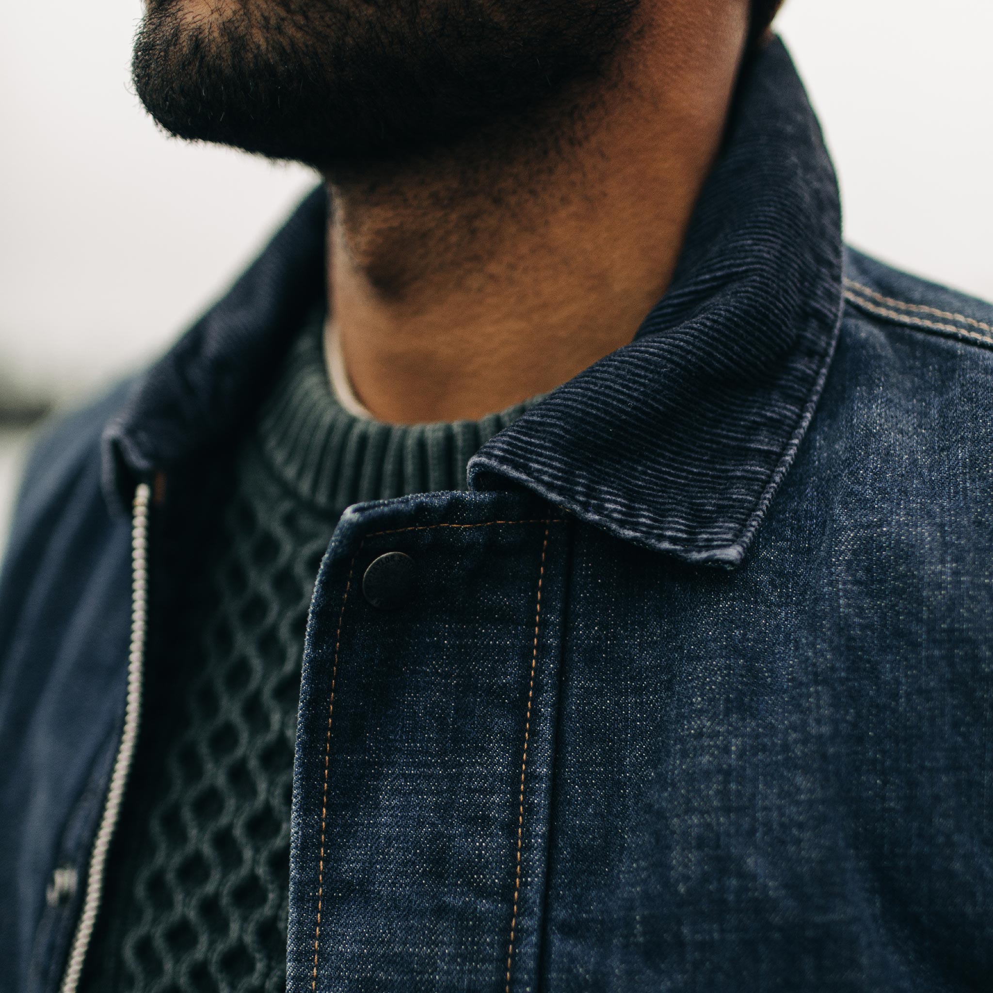 La veste Workhorse en denim délavé Marlowe